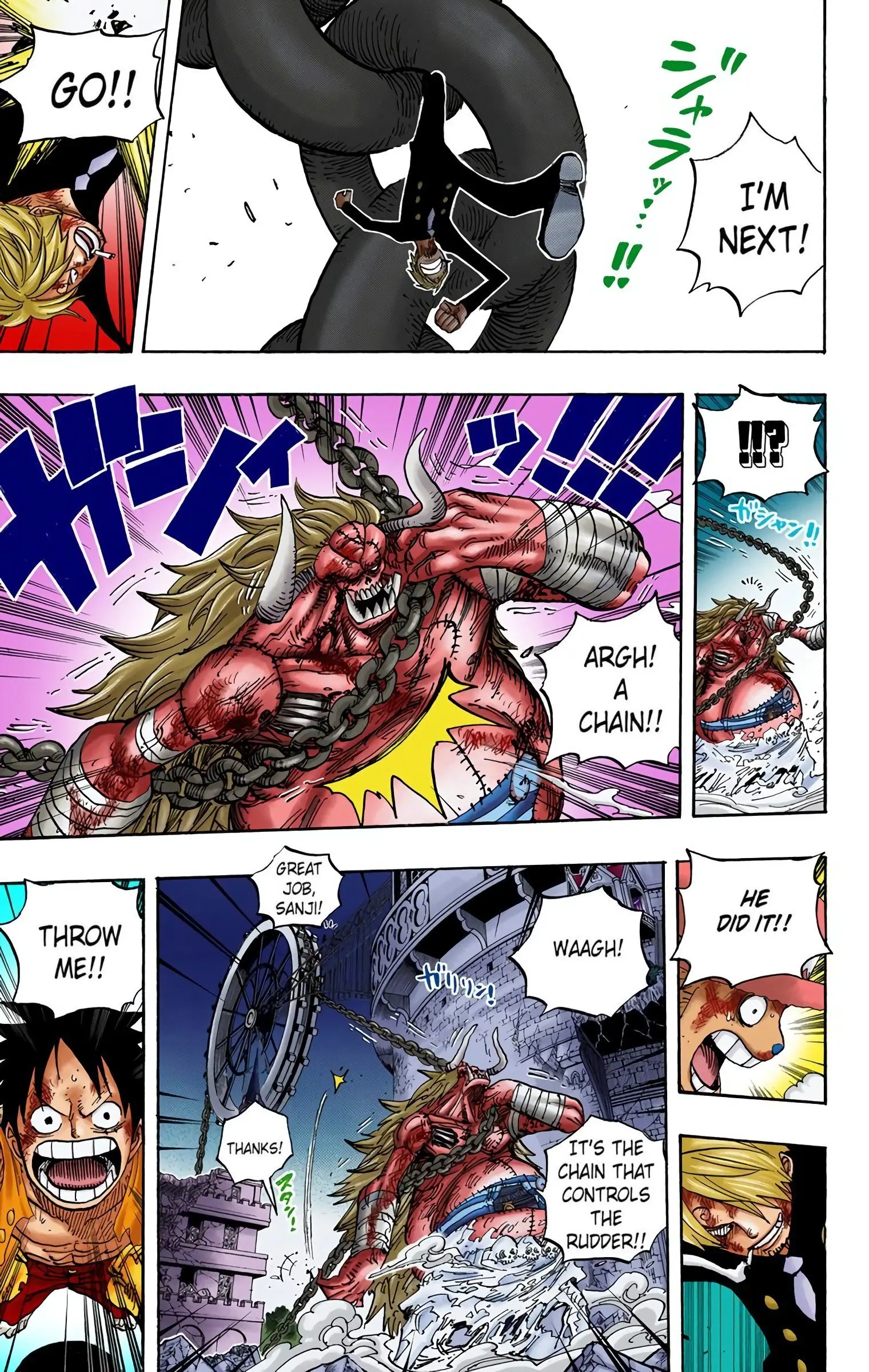 One Piece Colored, chapter 480, page 12