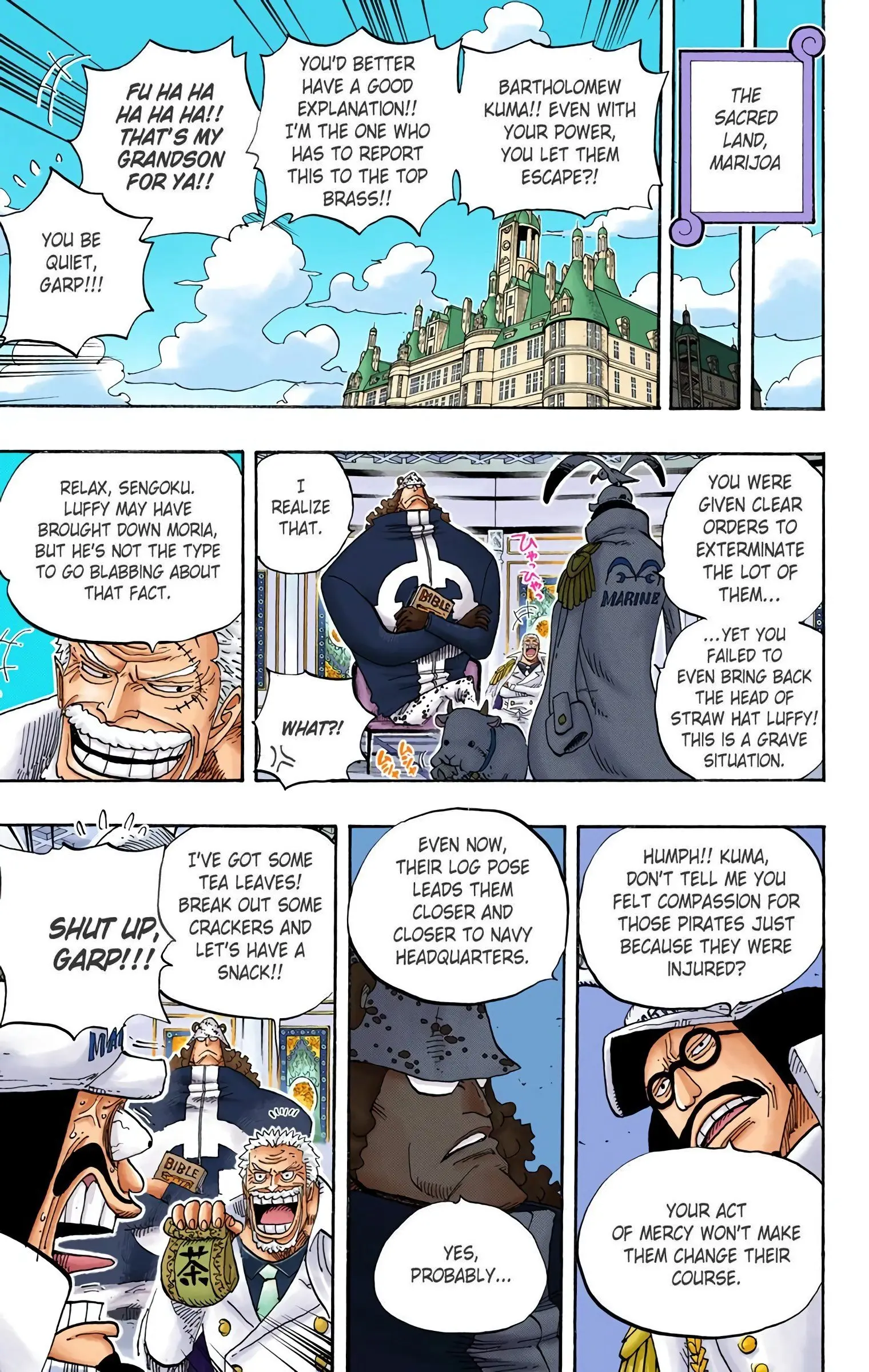 One Piece Colored, chapter 490, page 7