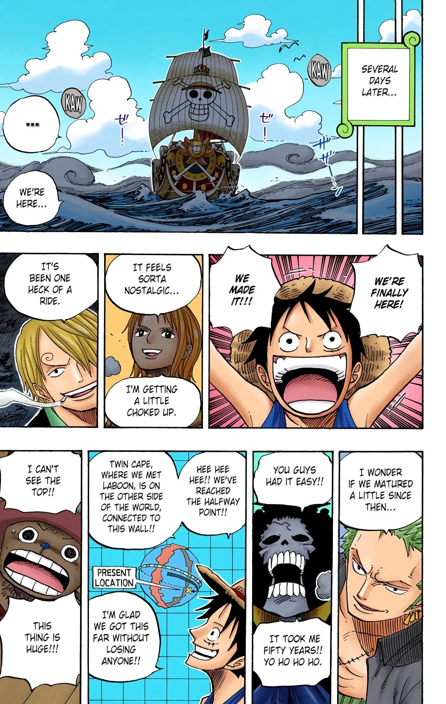 One Piece Colored, chapter 490, page 9