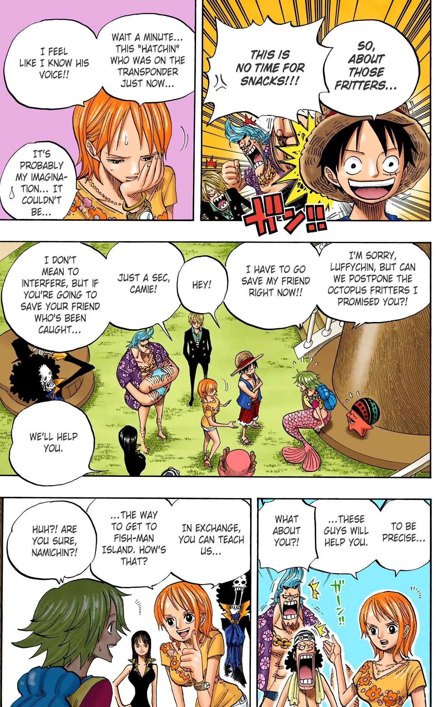 One Piece Colored, chapter 491, page 9