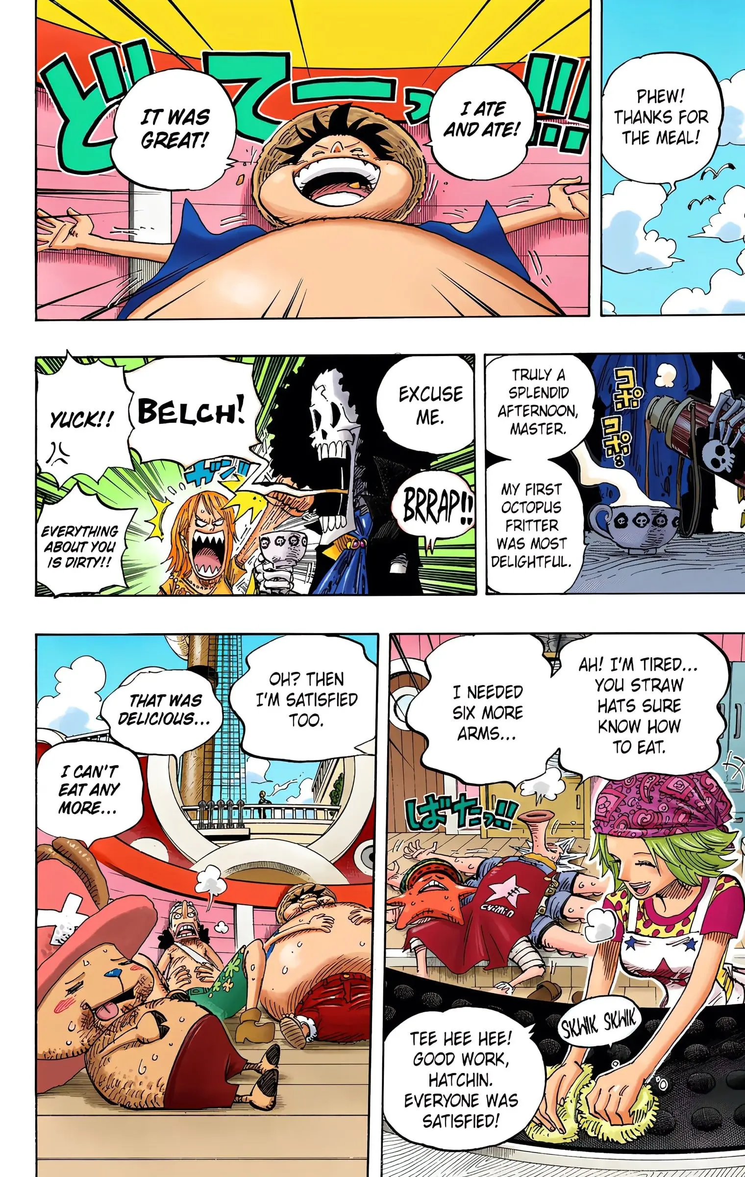 One Piece Colored, chapter 496, page 8