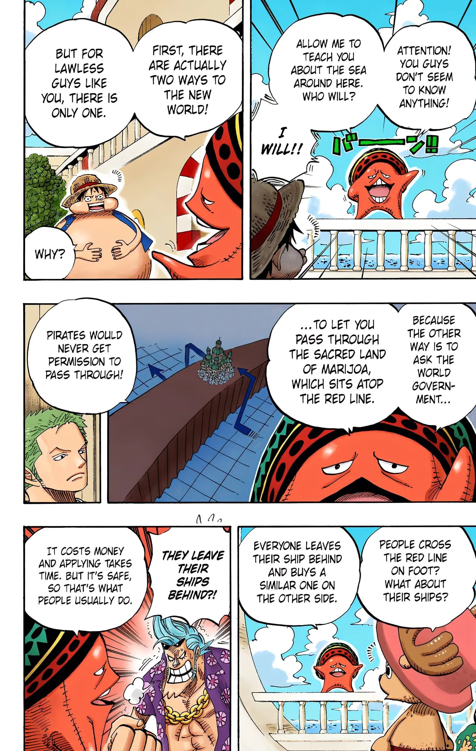 One Piece Colored, chapter 496, page 10