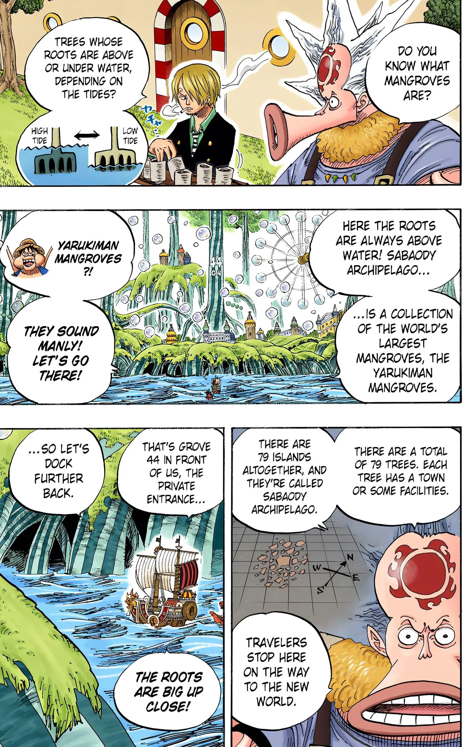 One Piece Colored, chapter 496, page 14