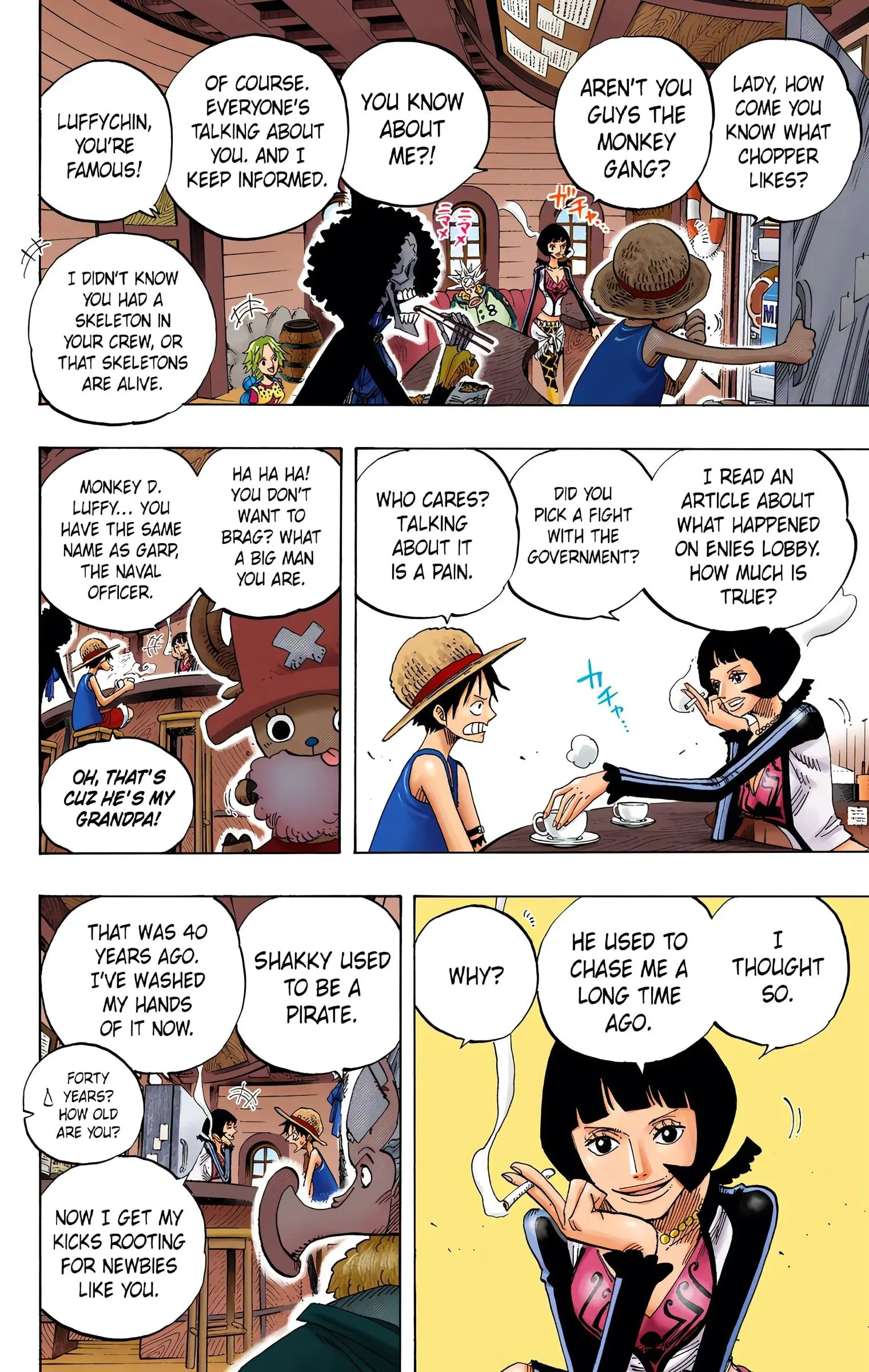 One Piece Colored, chapter 498, page 8