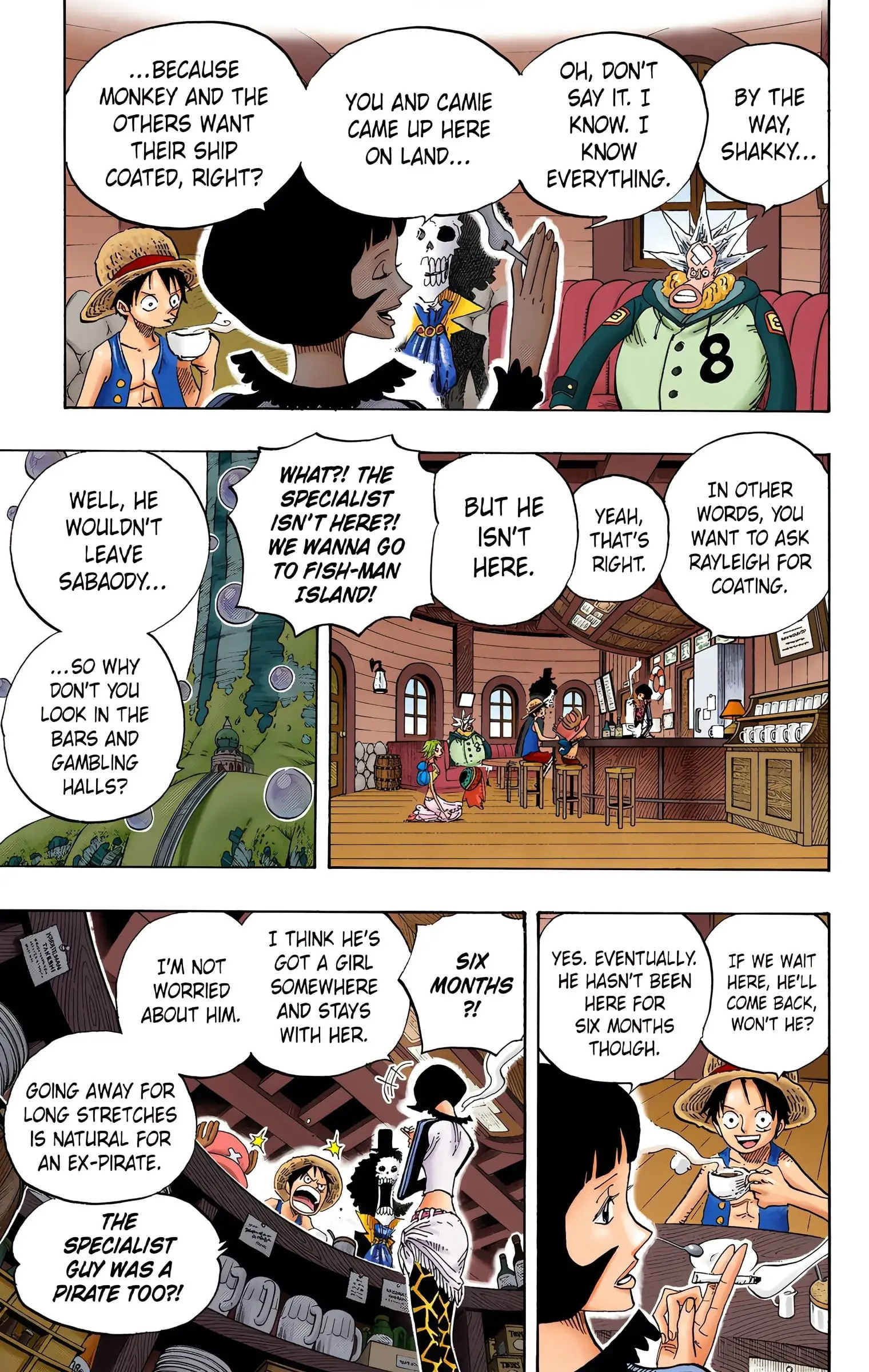 One Piece Colored, chapter 498, page 9