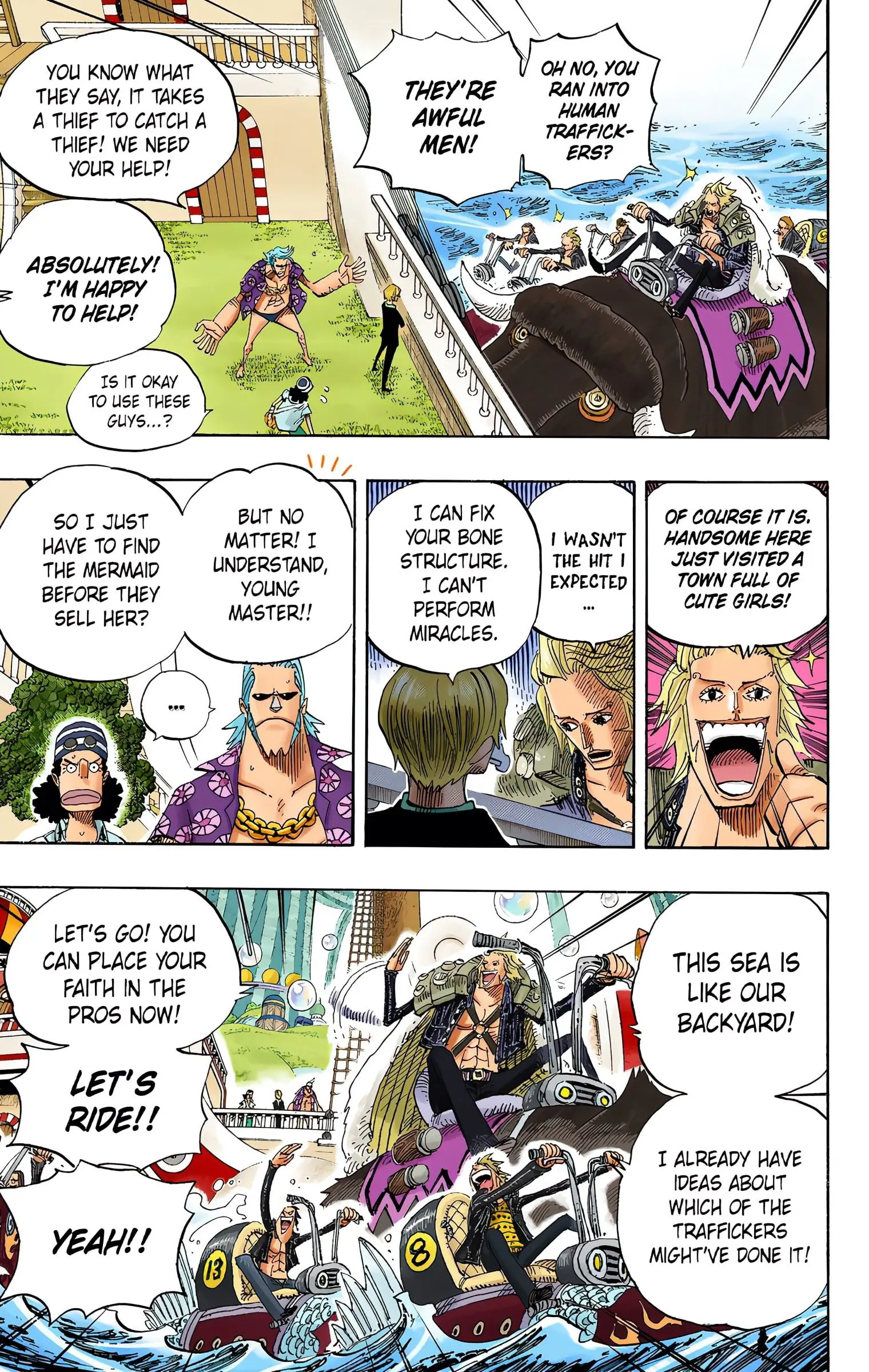 One Piece Colored, chapter 500, page 3