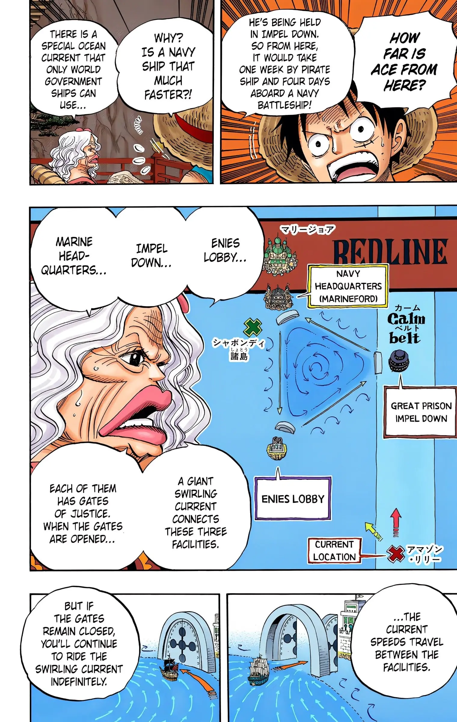 One Piece Colored, chapter 522, page 10