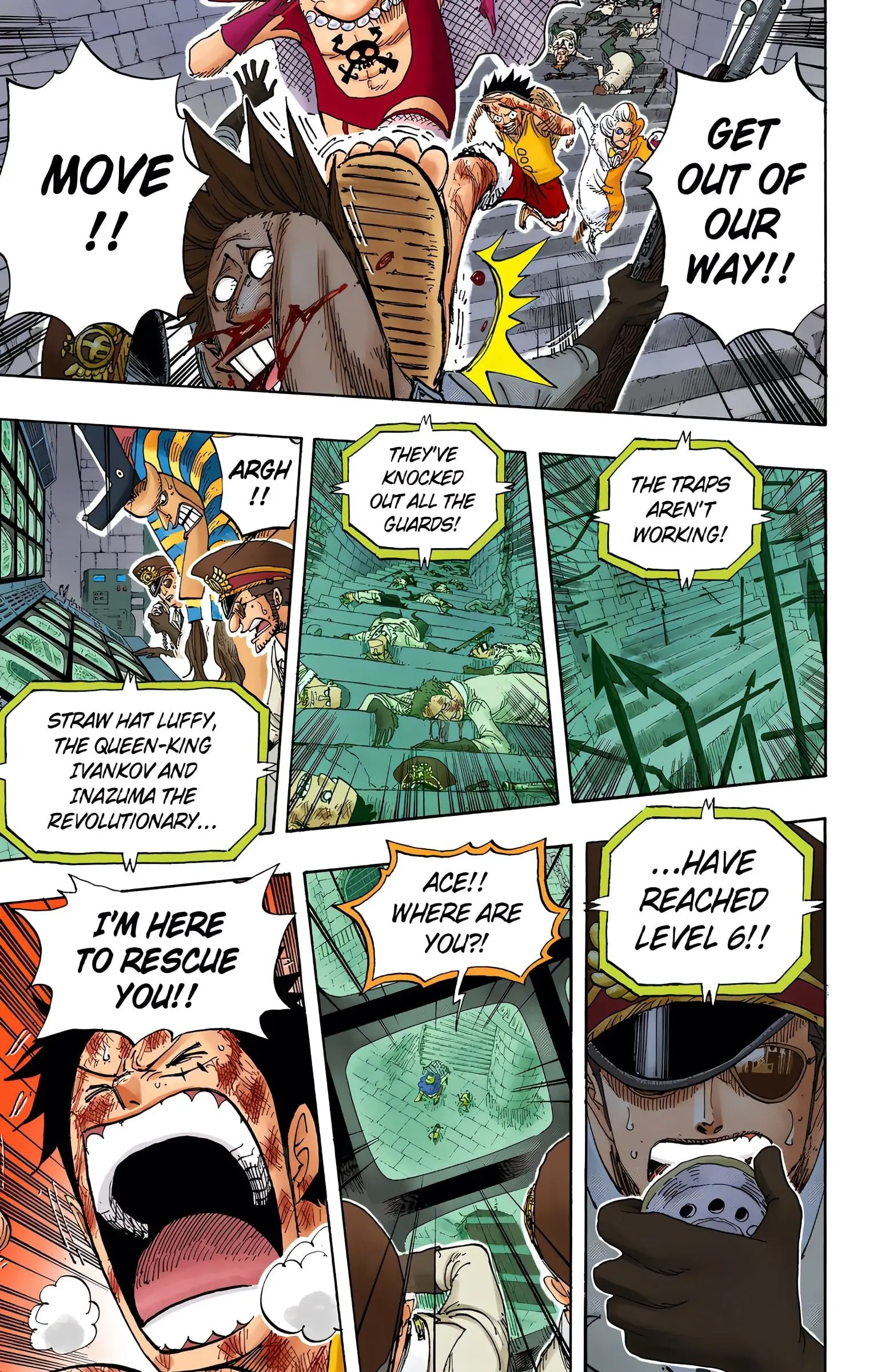 One Piece Colored, chapter 540, page 3