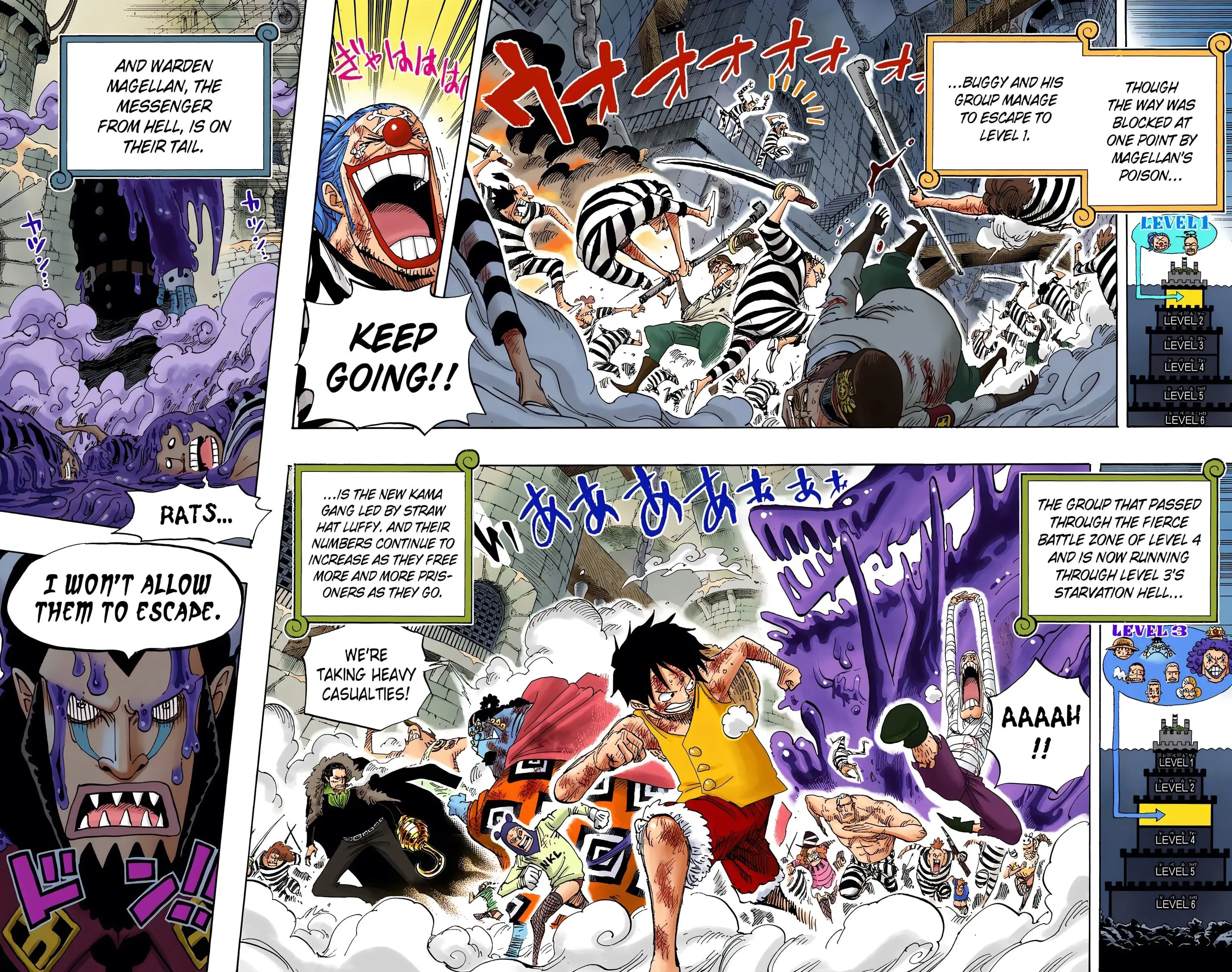 One Piece Colored, chapter 545, page 2