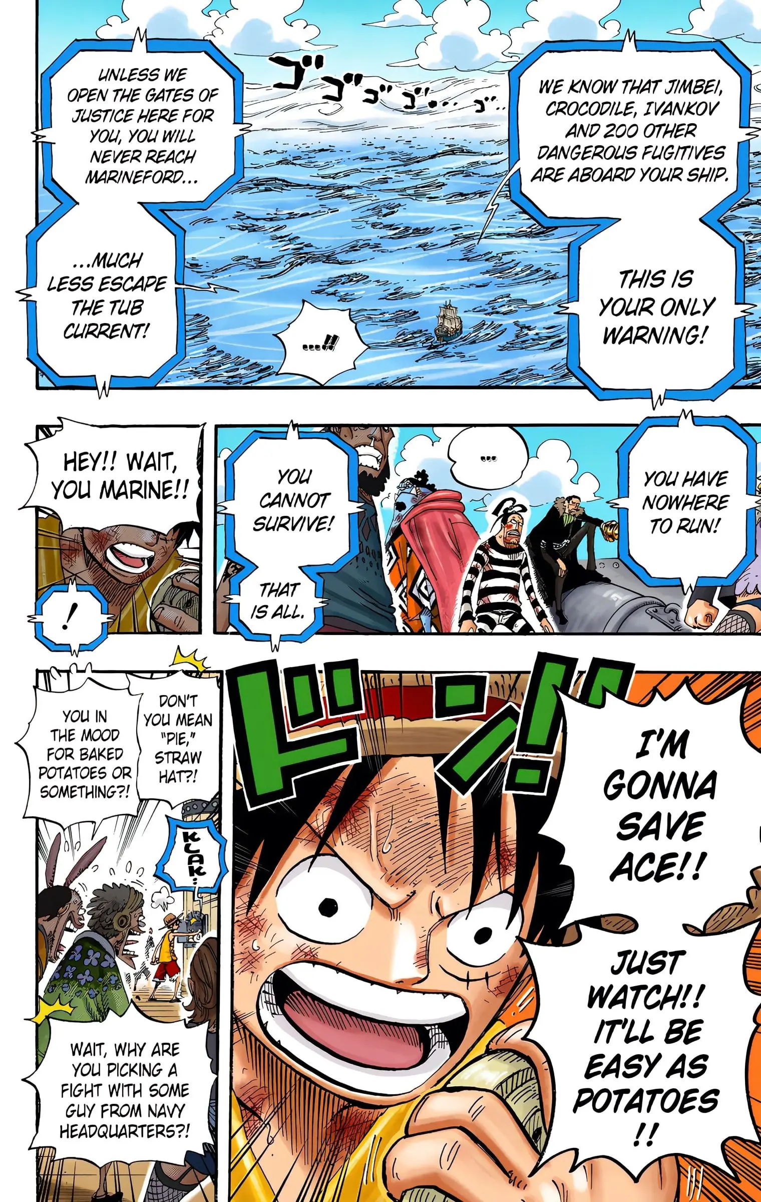 One Piece Colored, chapter 549, page 12