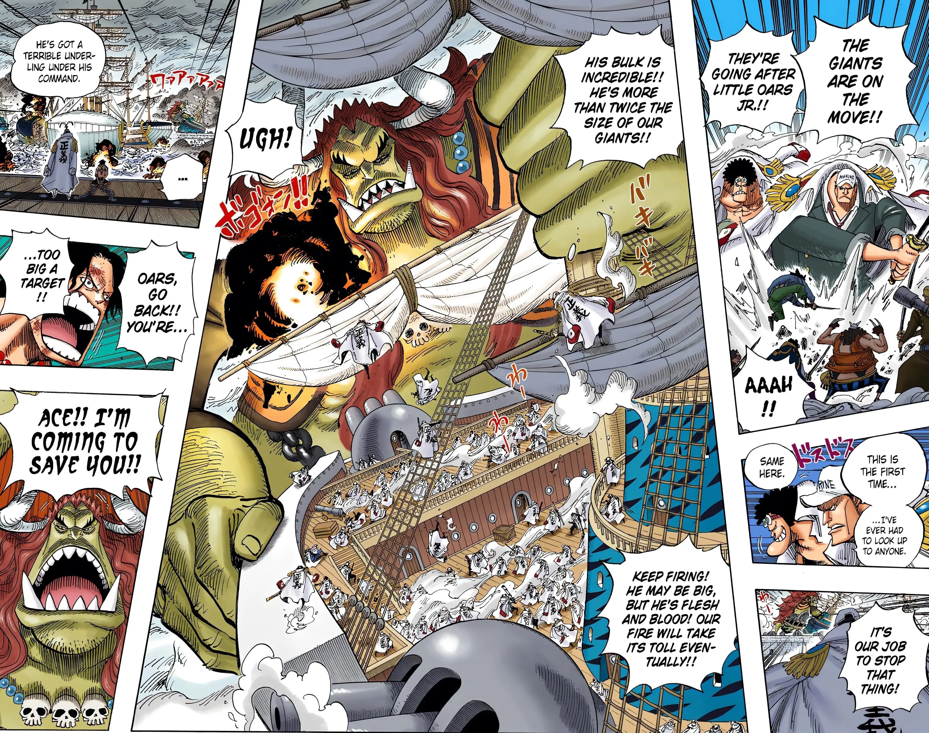 One Piece Colored, chapter 555, page 2