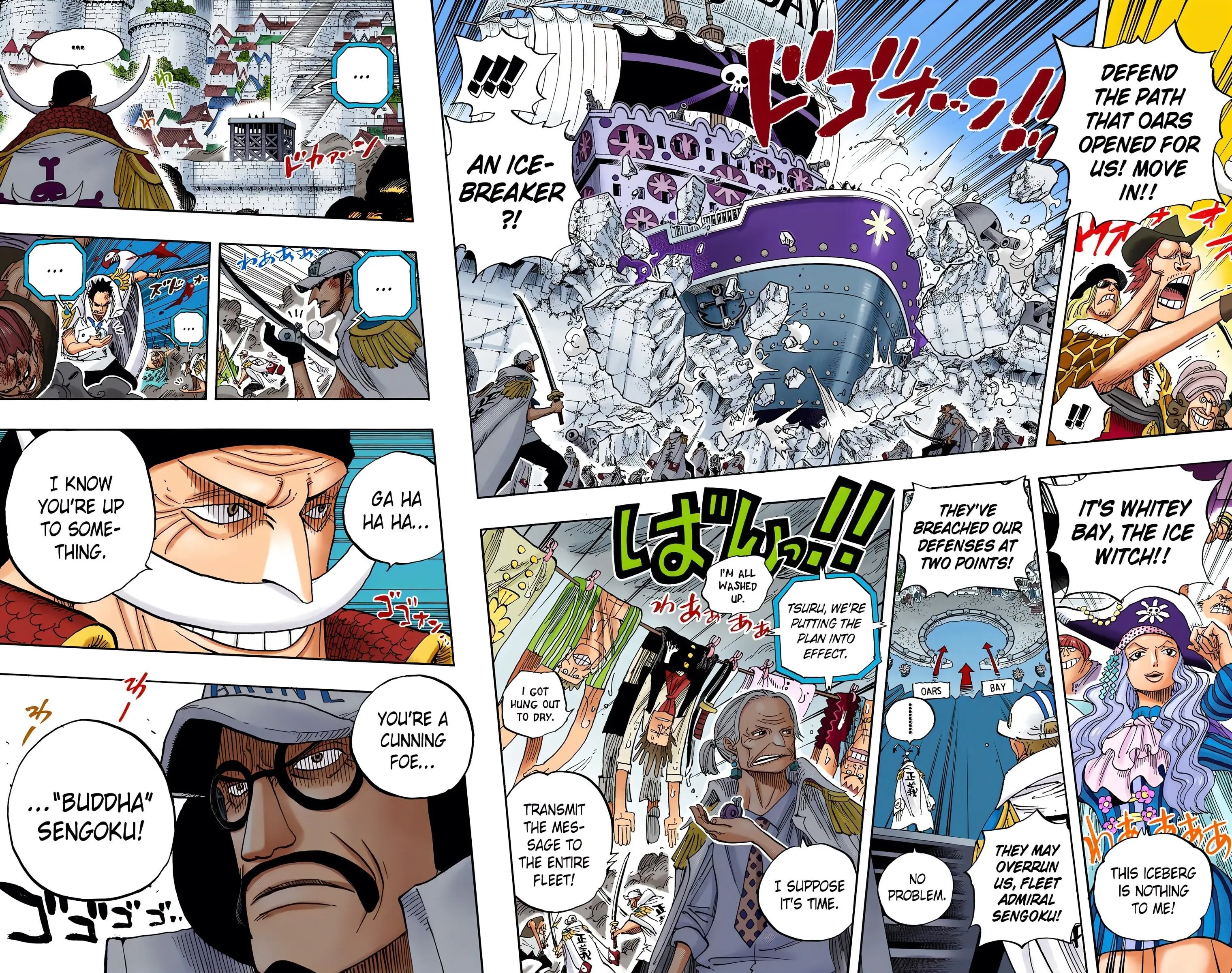 One Piece Colored, chapter 556, page 9