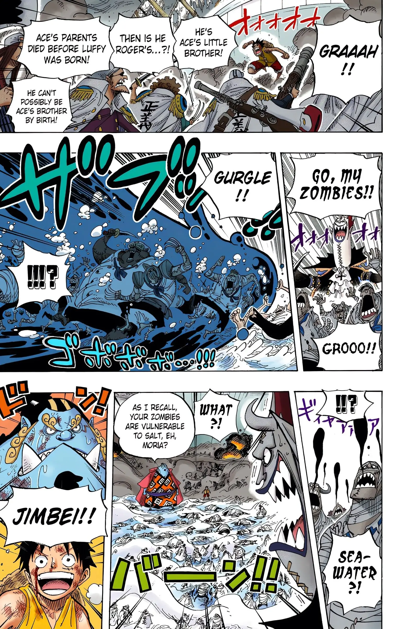 One Piece Colored, chapter 558, page 11