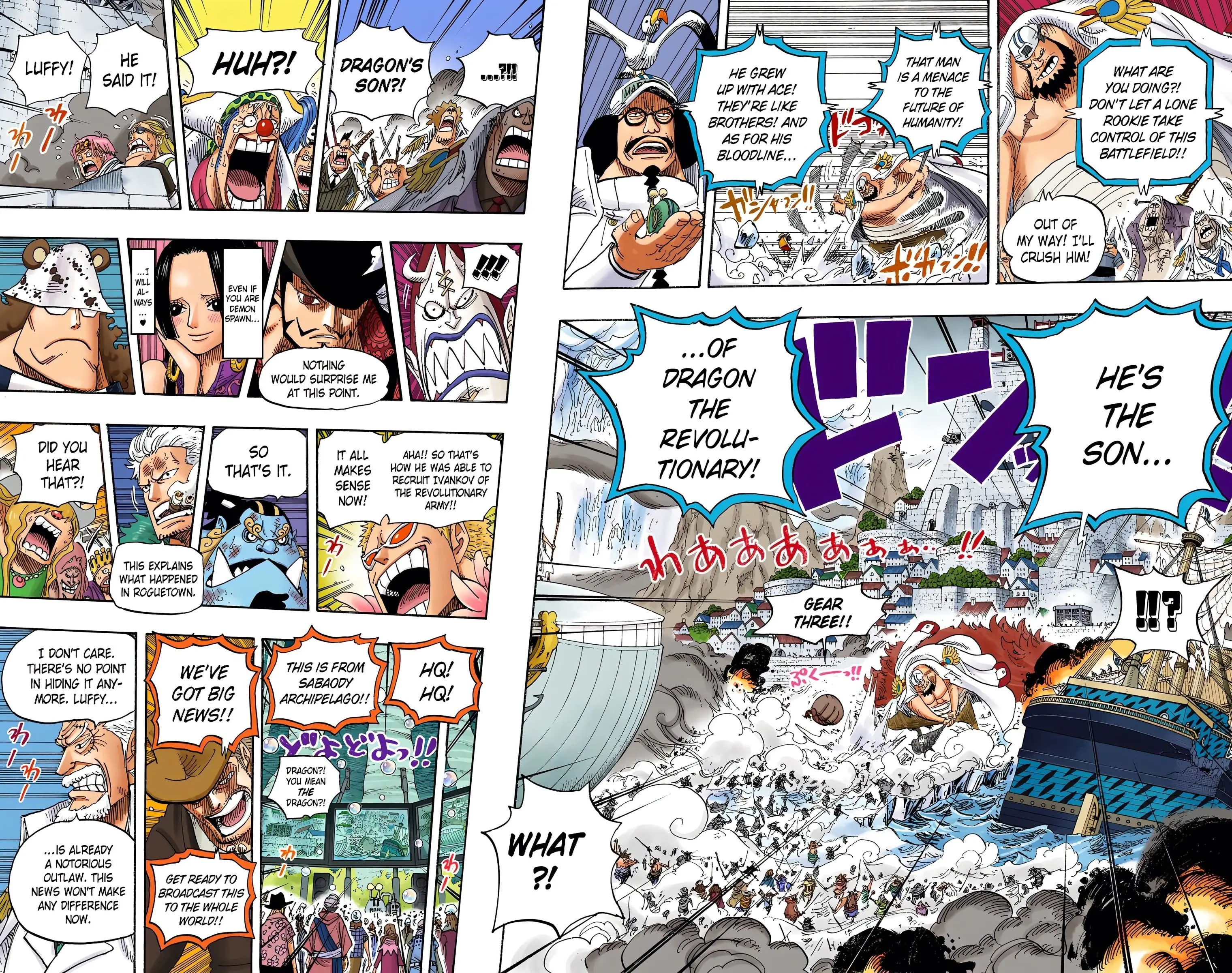 One Piece Colored, chapter 558, page 12