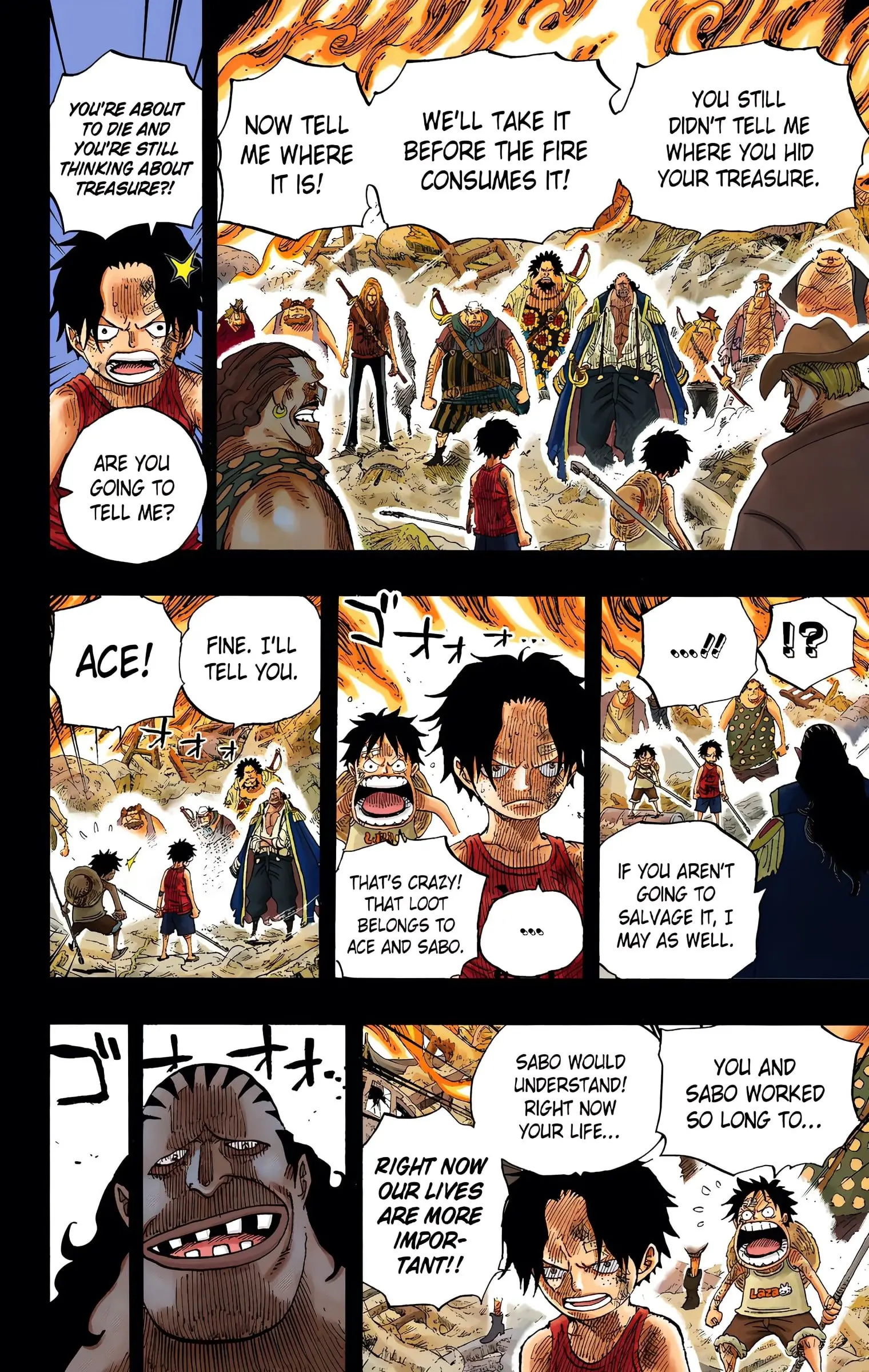 One Piece Colored, chapter 587, page 6