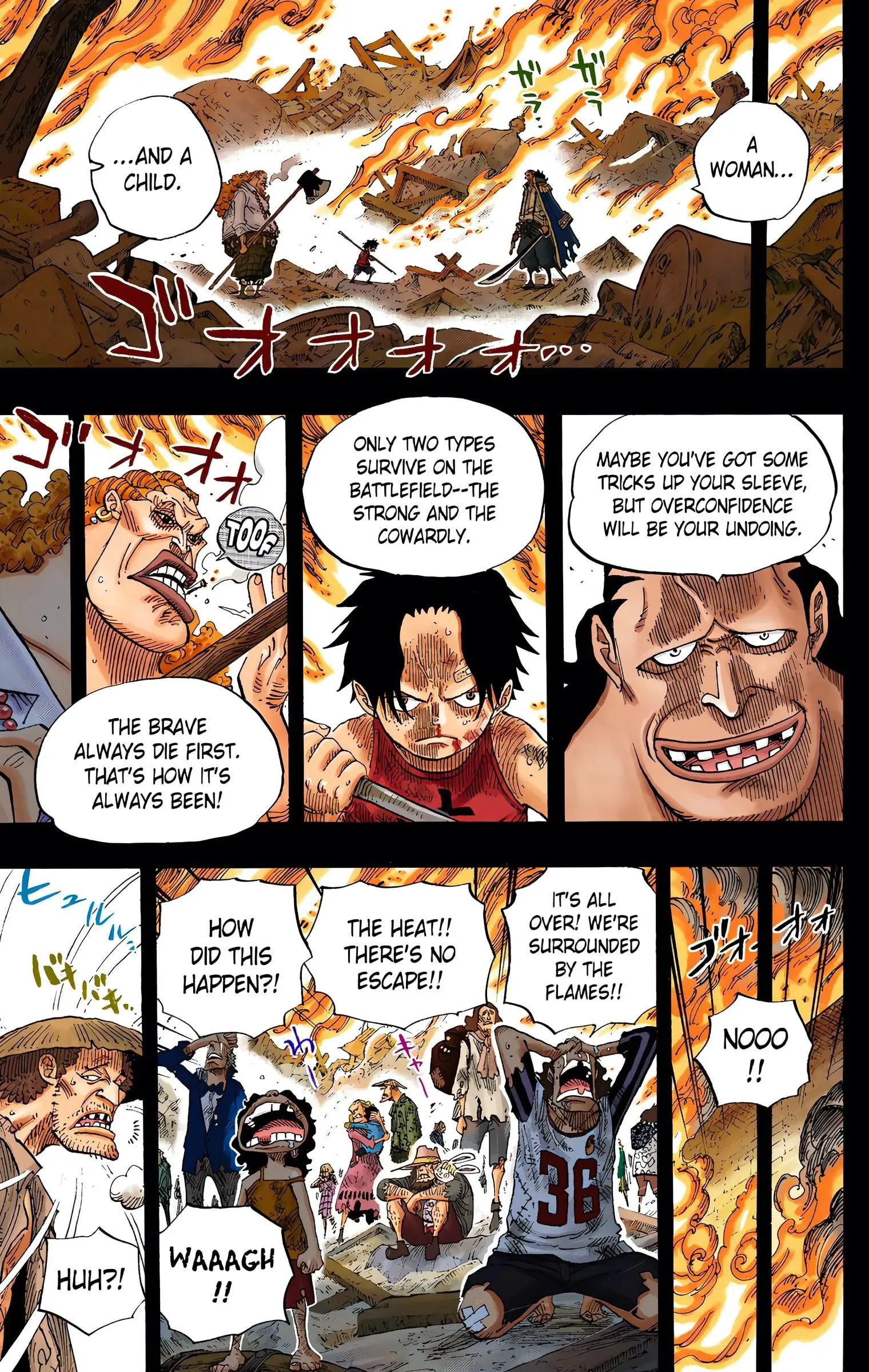 One Piece Colored, chapter 587, page 13