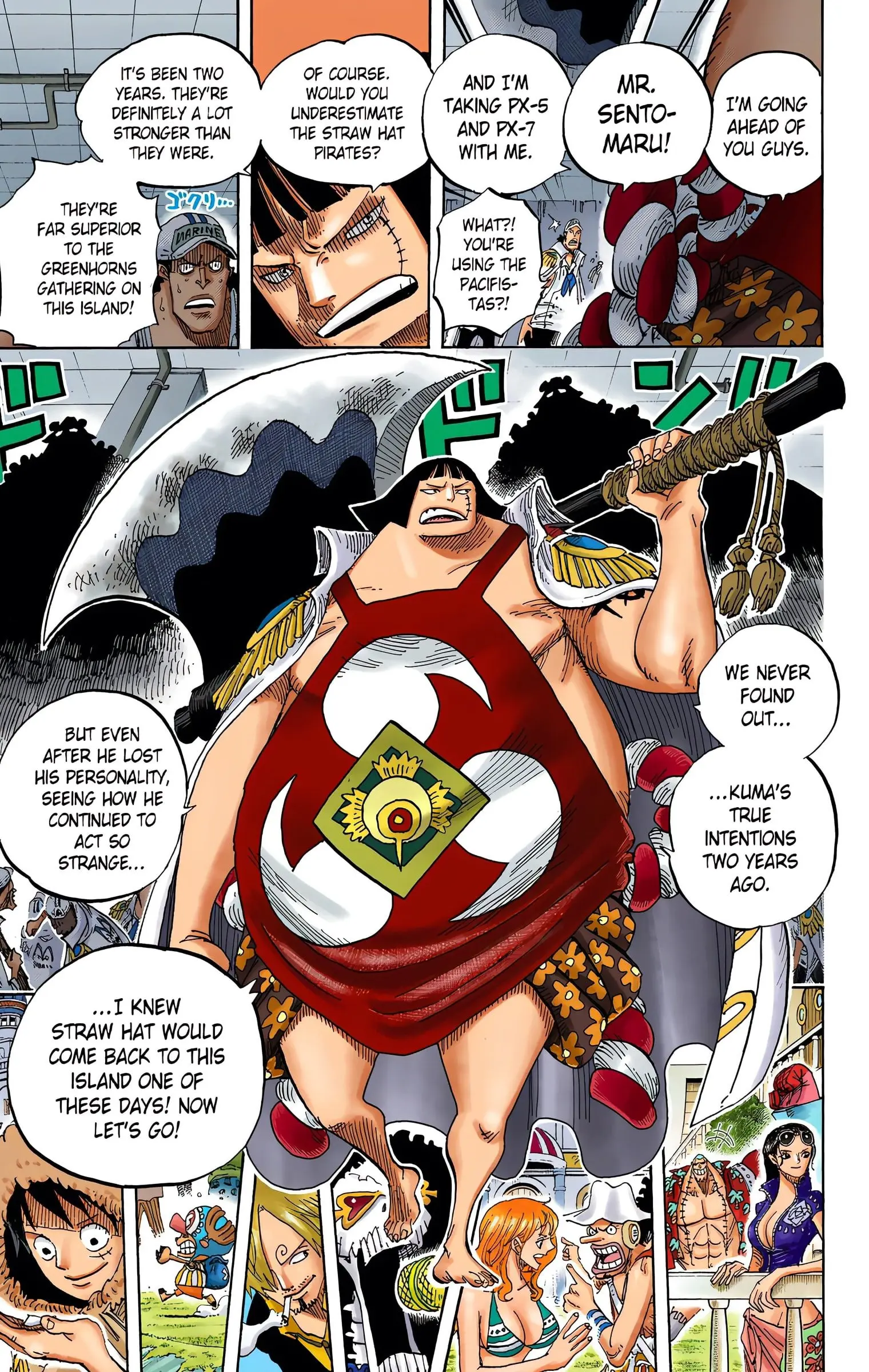 One Piece Colored, chapter 599, page 14