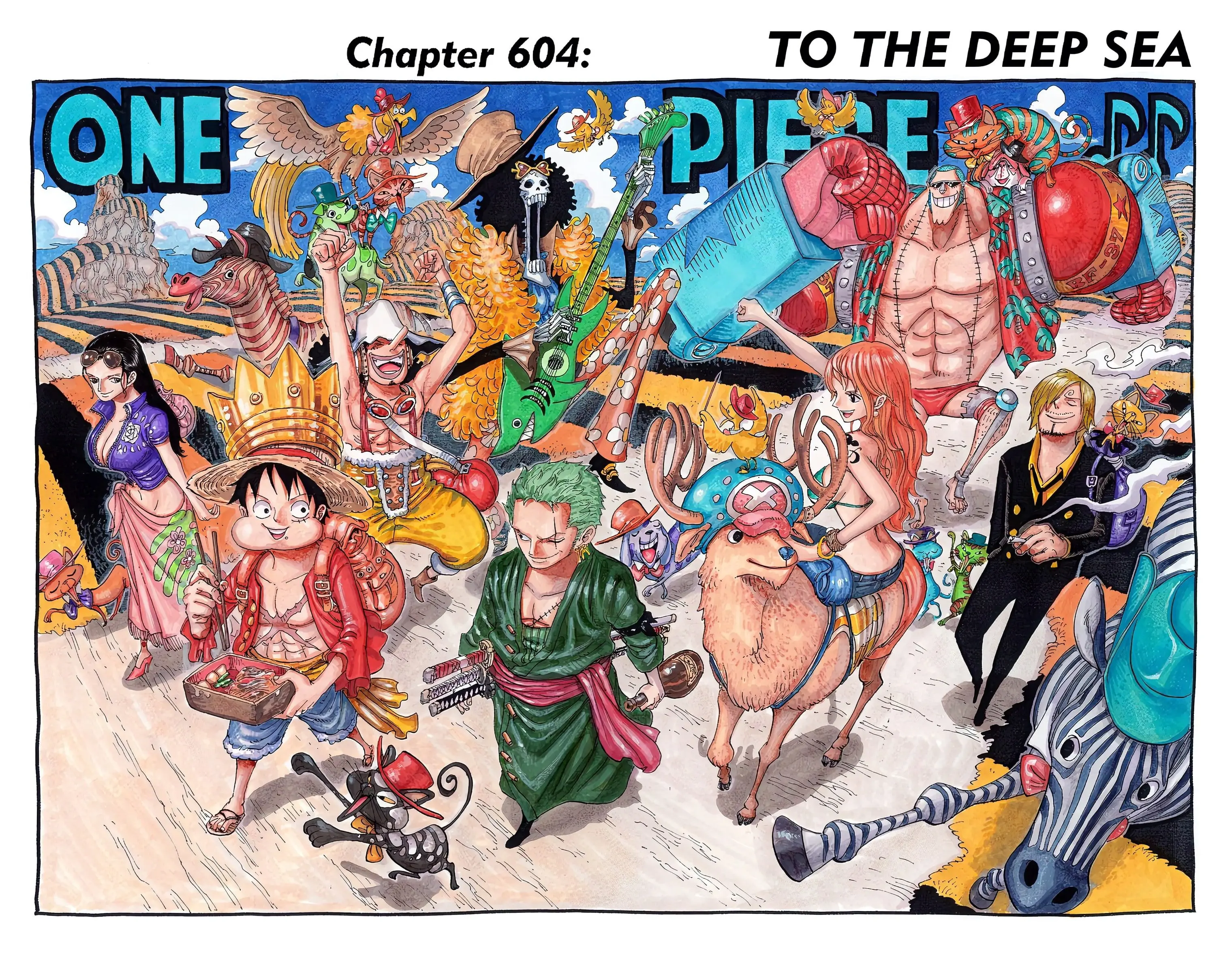 One Piece Colored, chapter 604, page 8