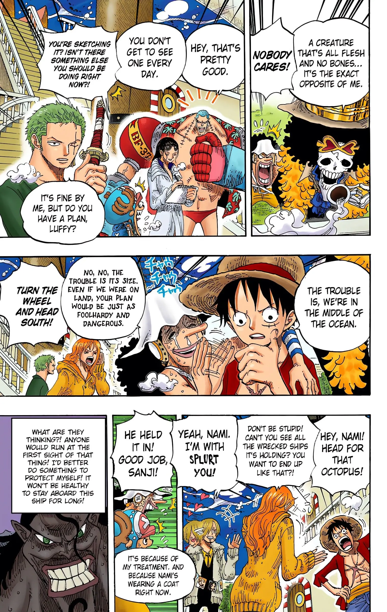 One Piece Colored, chapter 605, page 3