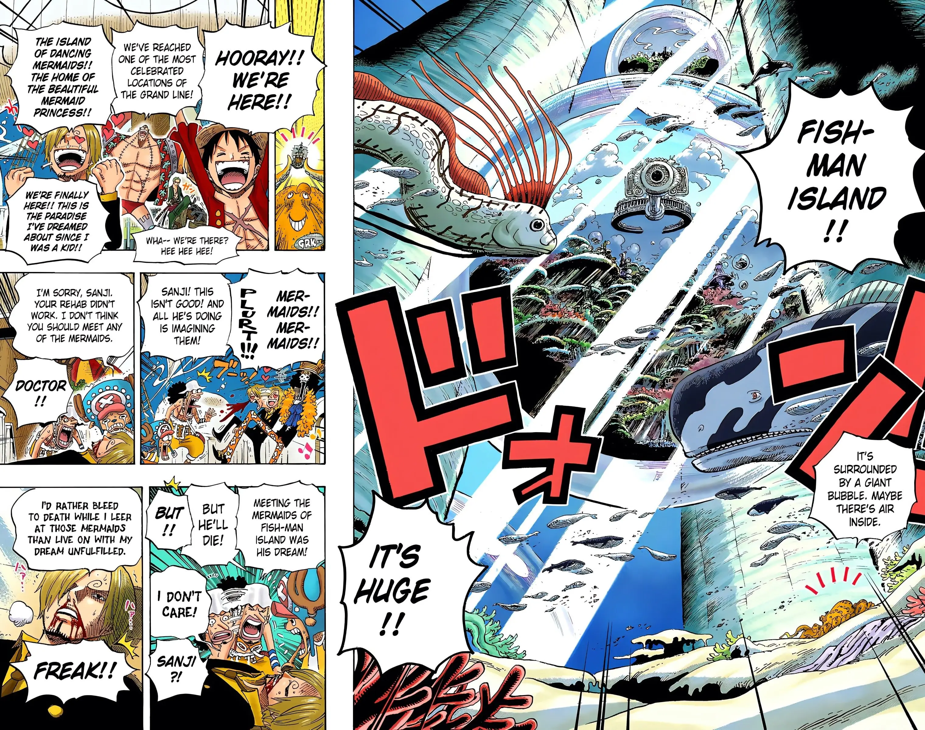 One Piece Colored, chapter 607, page 10