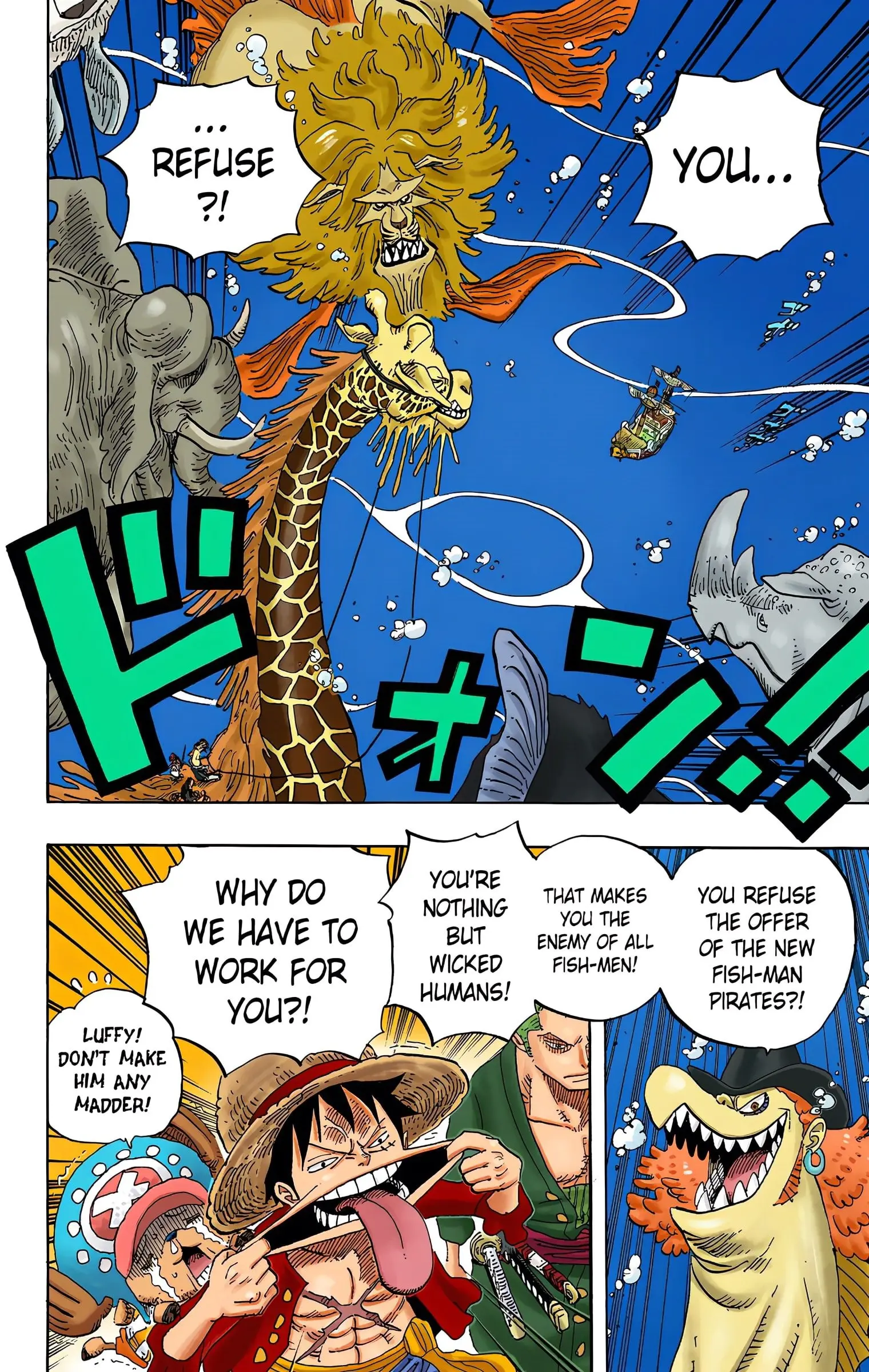 One Piece Colored, chapter 608, page 2