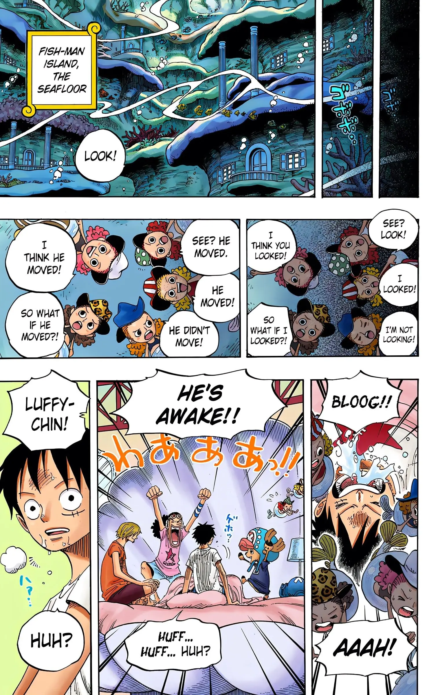 One Piece Colored, chapter 608, page 9