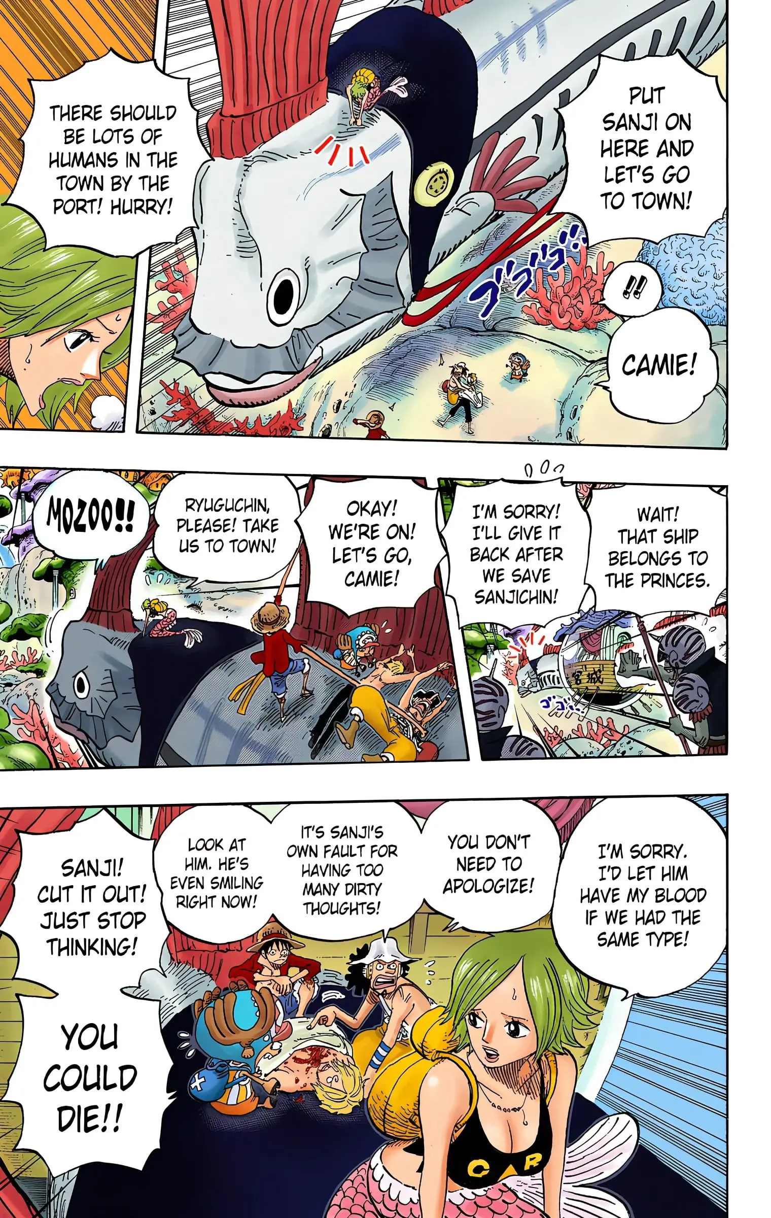 One Piece Colored, chapter 609, page 14