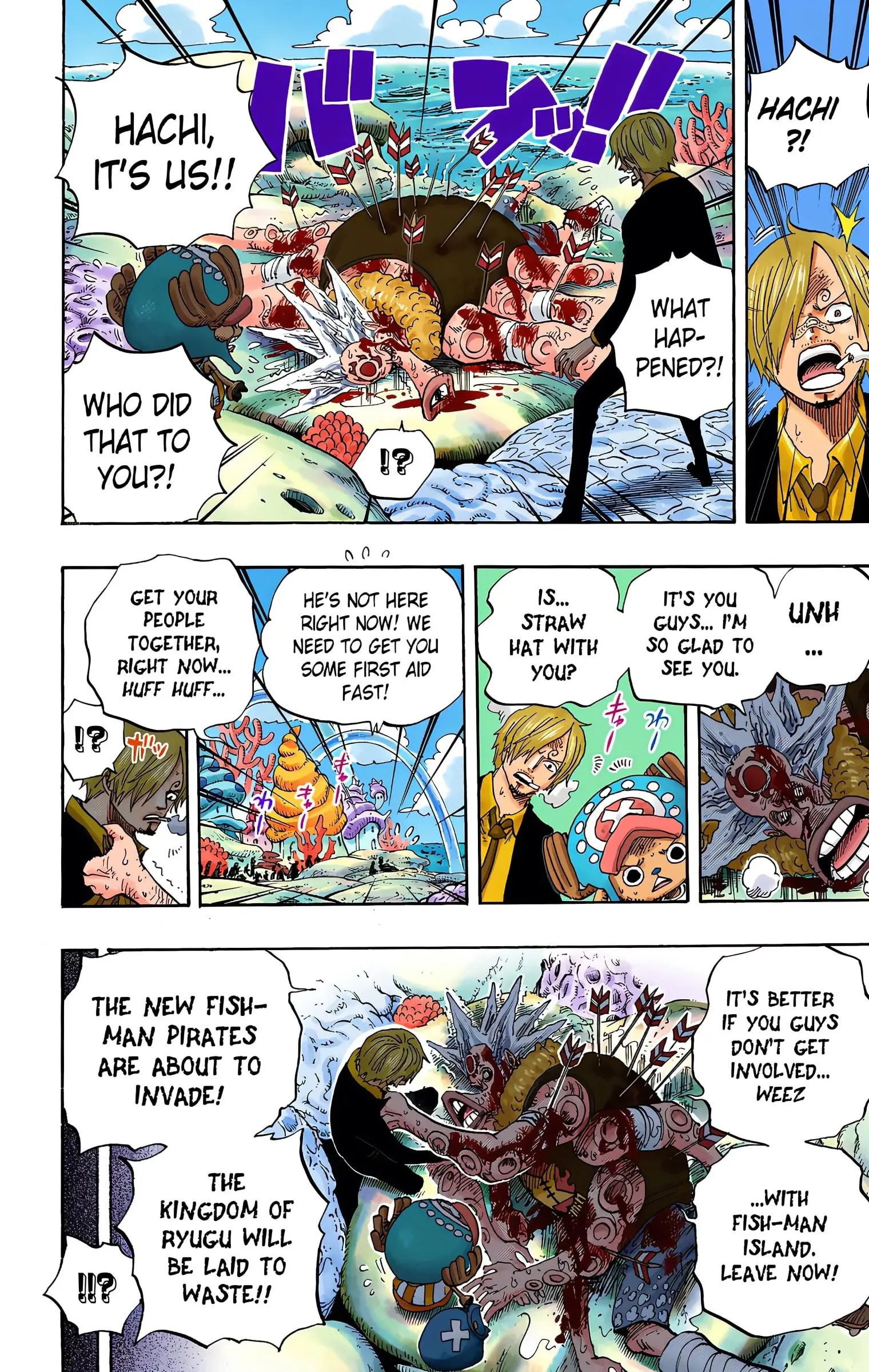One Piece Colored, chapter 615, page 12