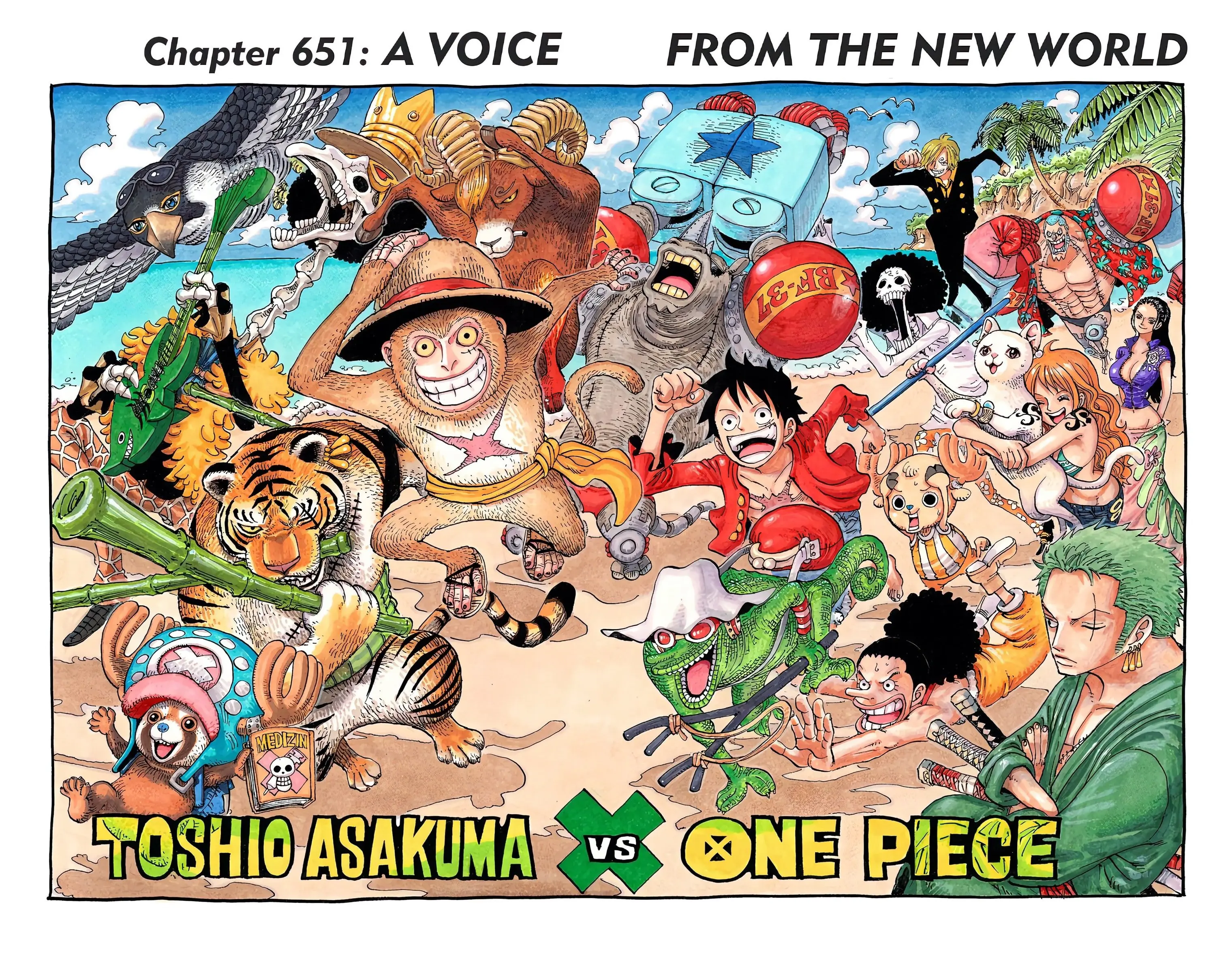 One Piece Colored, chapter 651, page 1