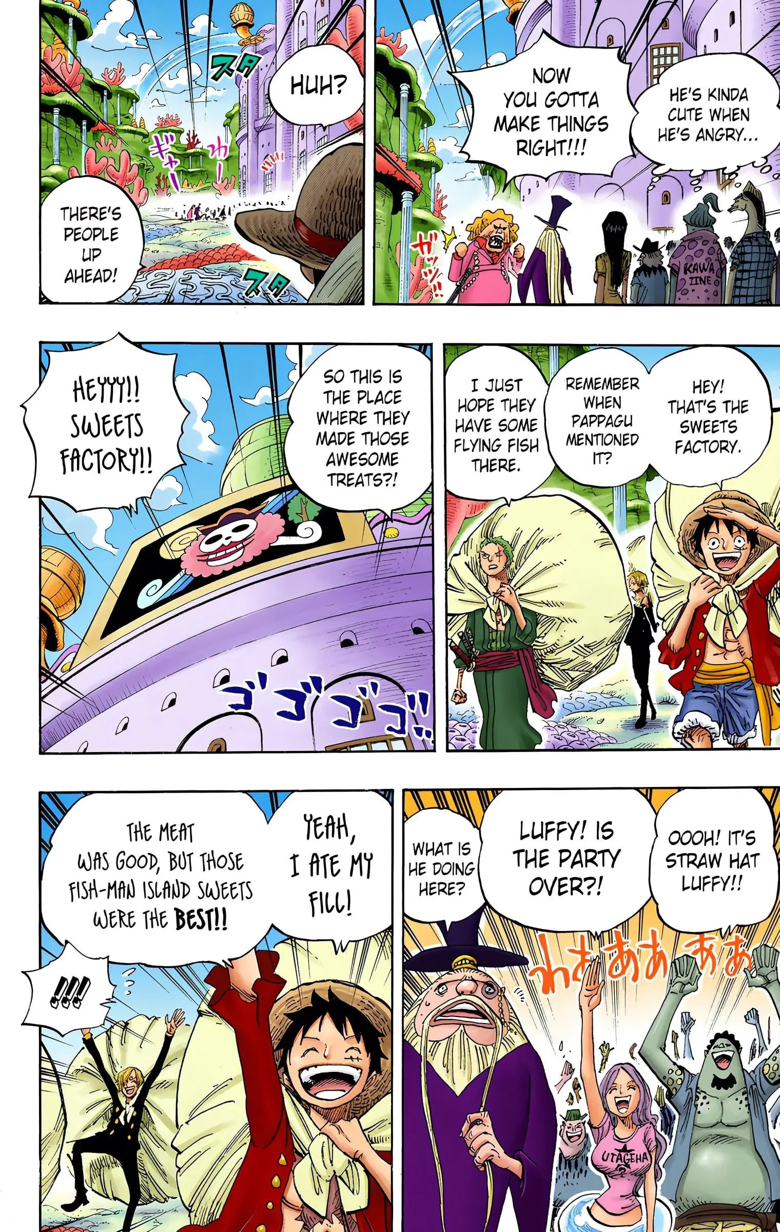 One Piece Colored, chapter 651, page 6