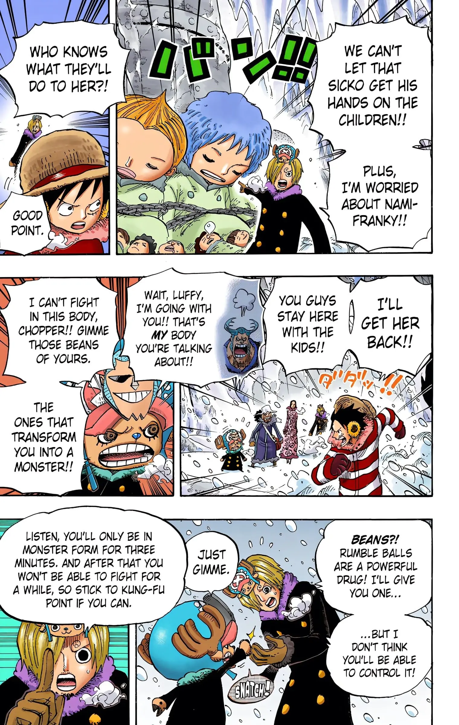 One Piece Colored, chapter 667, page 3