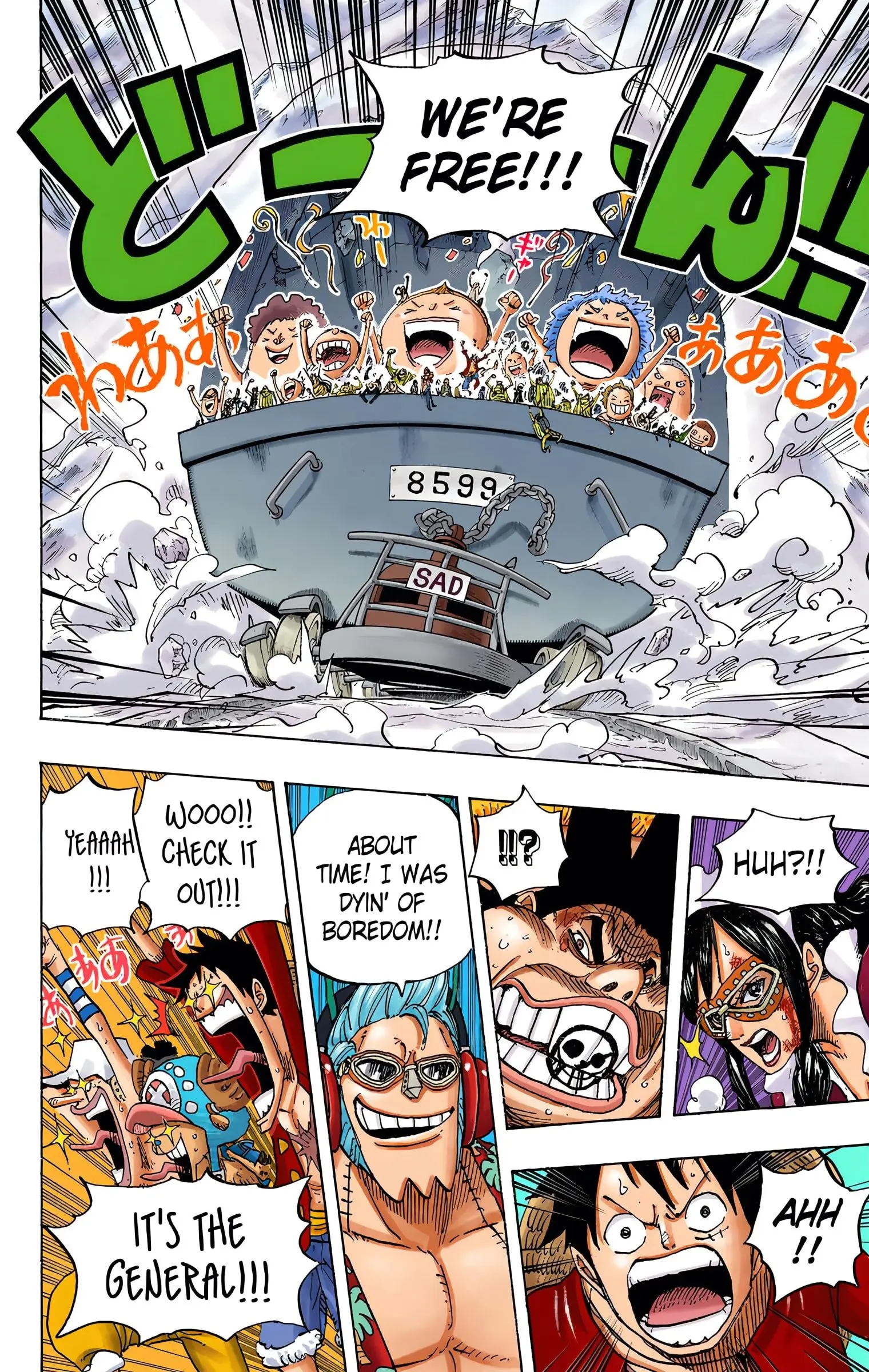 One Piece Colored, chapter 695, page 7