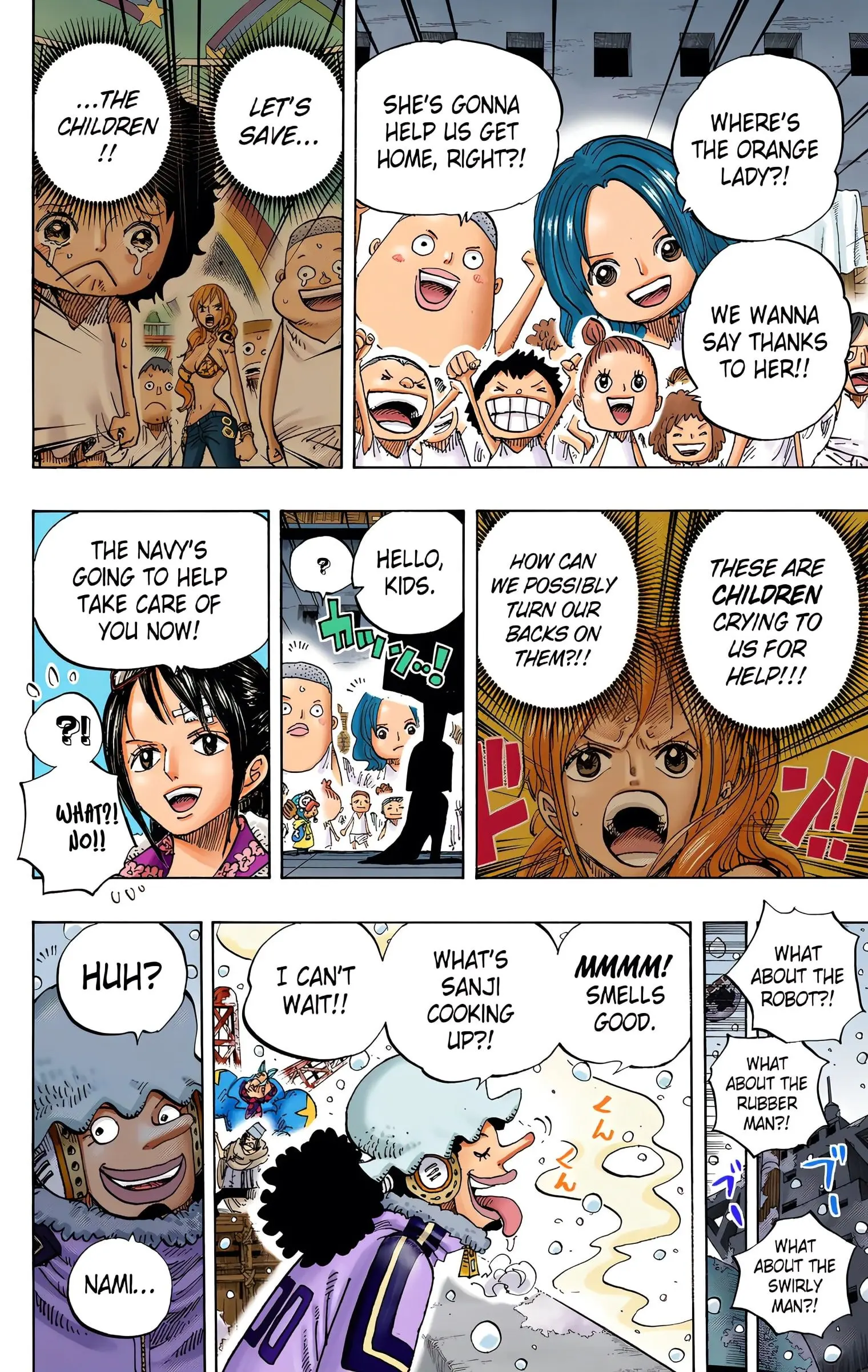 One Piece Colored, chapter 696, page 10