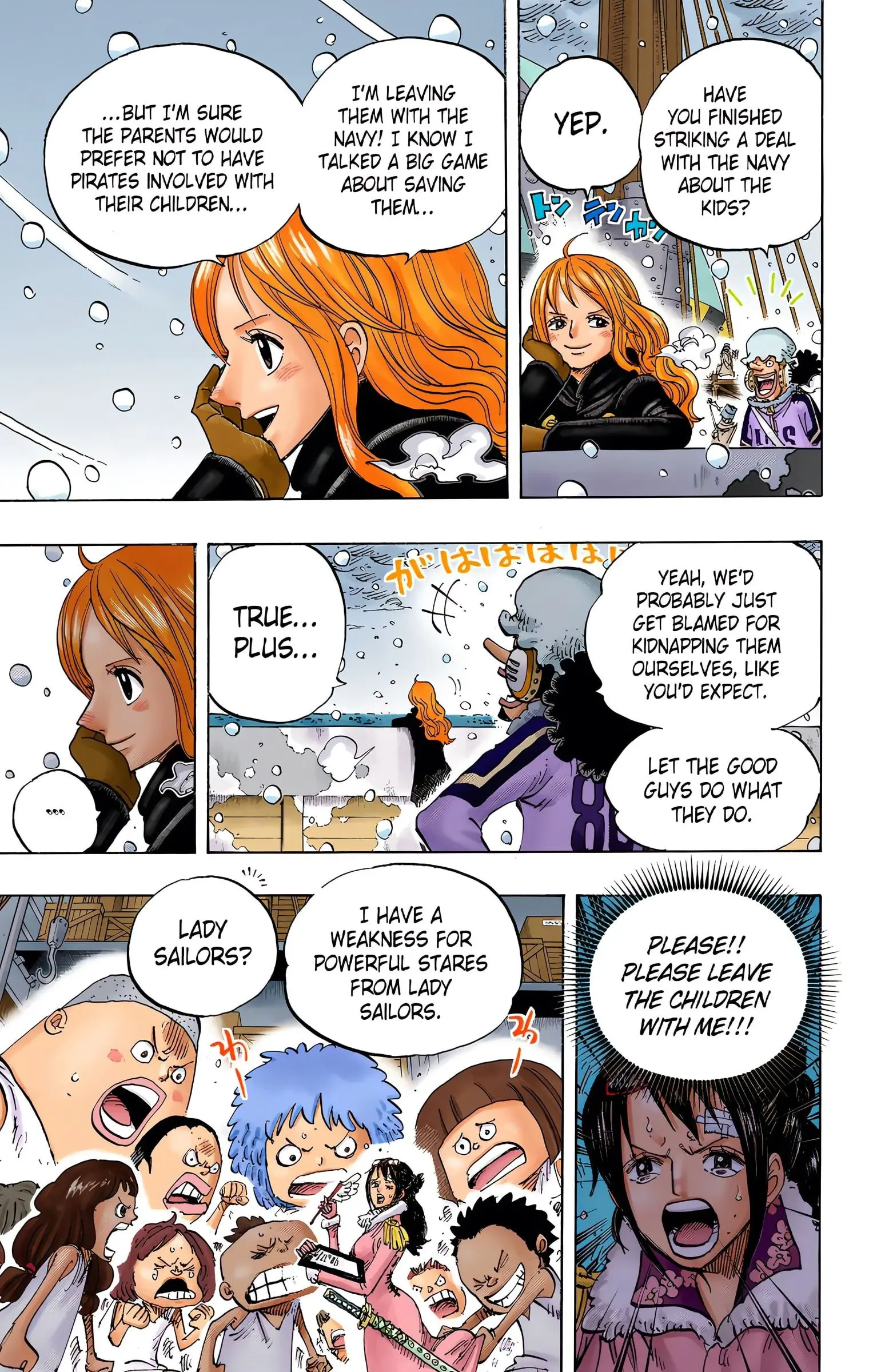One Piece Colored, chapter 696, page 11