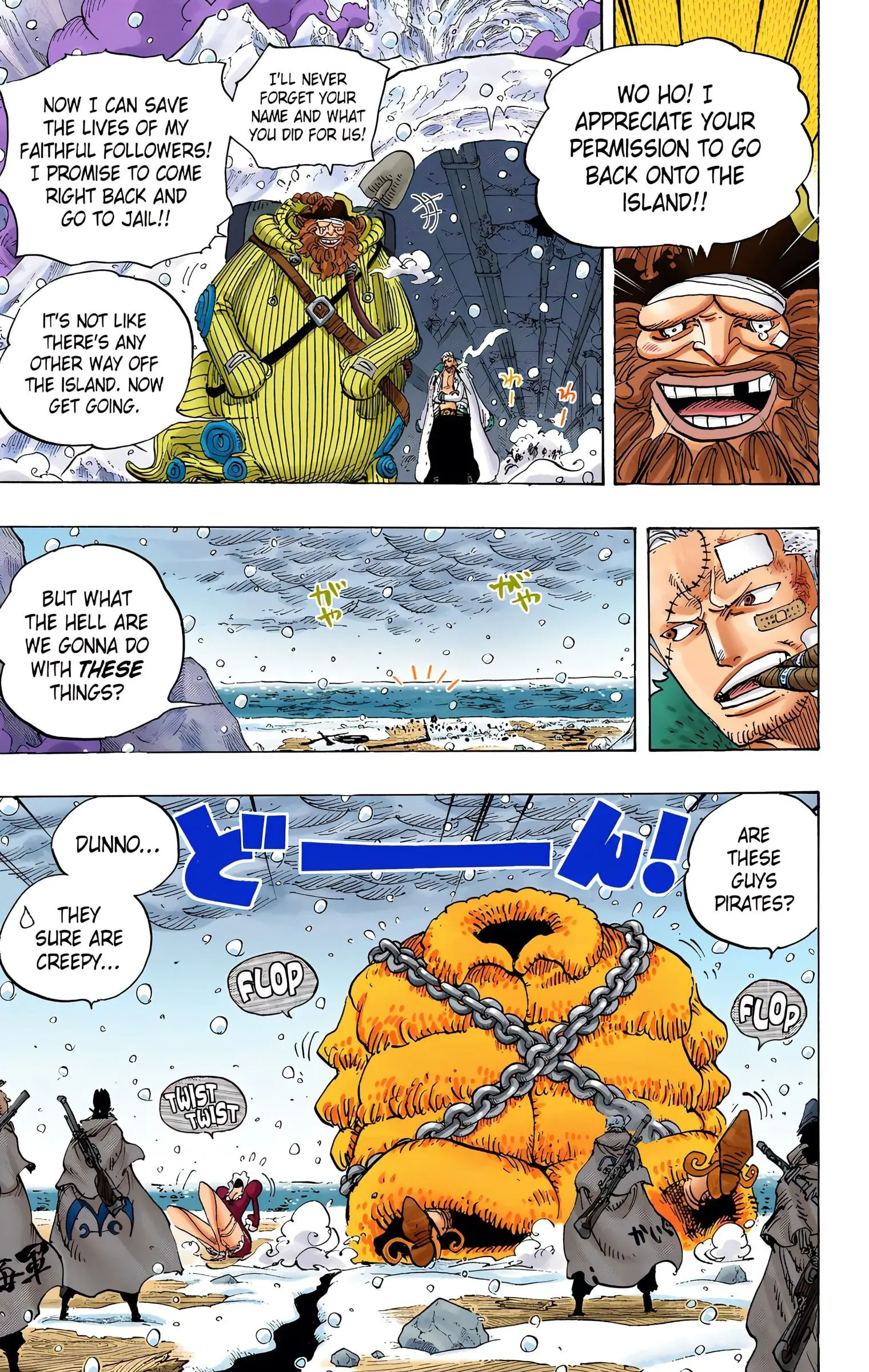 One Piece Colored, chapter 698, page 3