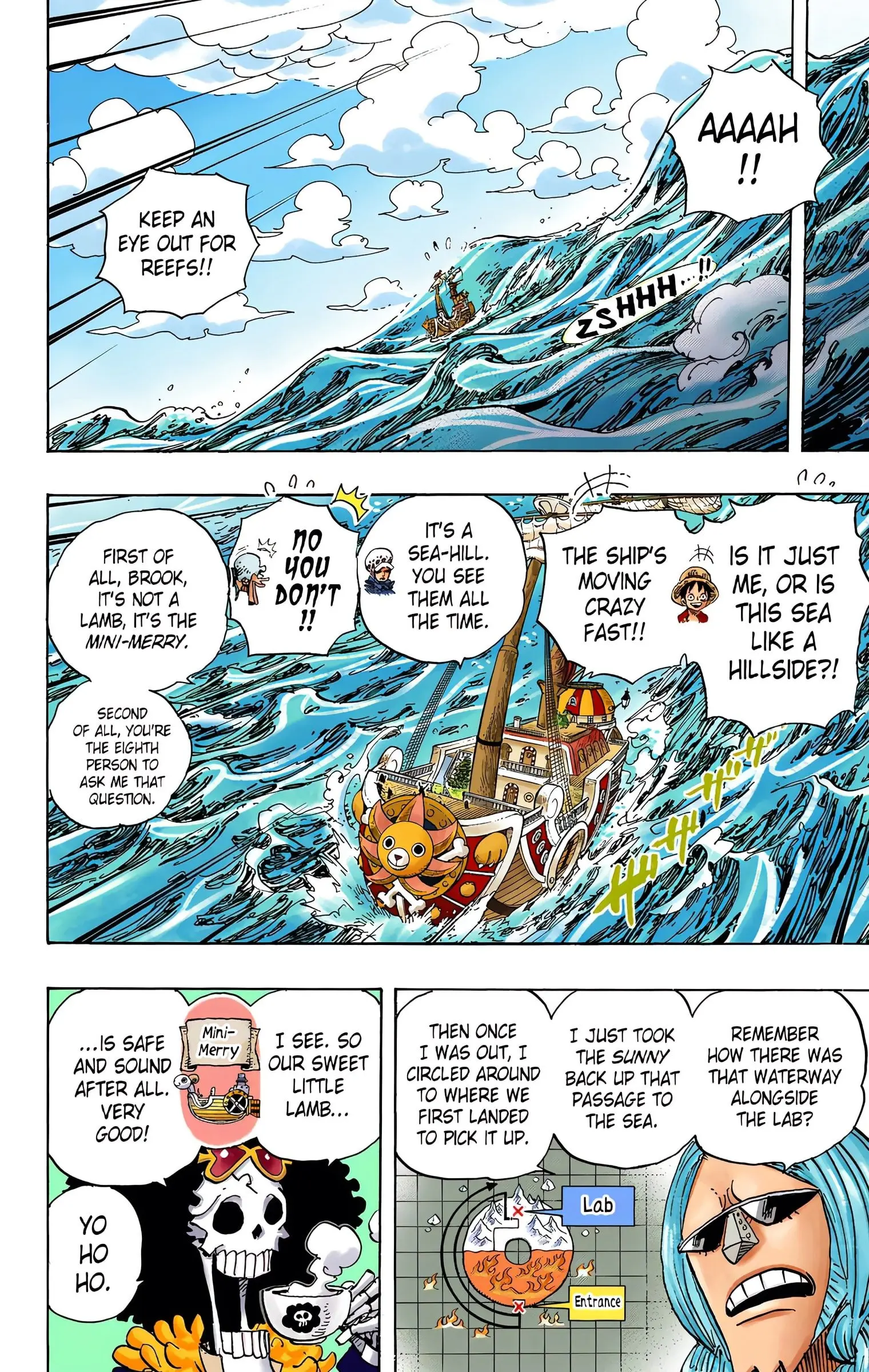 One Piece Colored, chapter 698, page 10