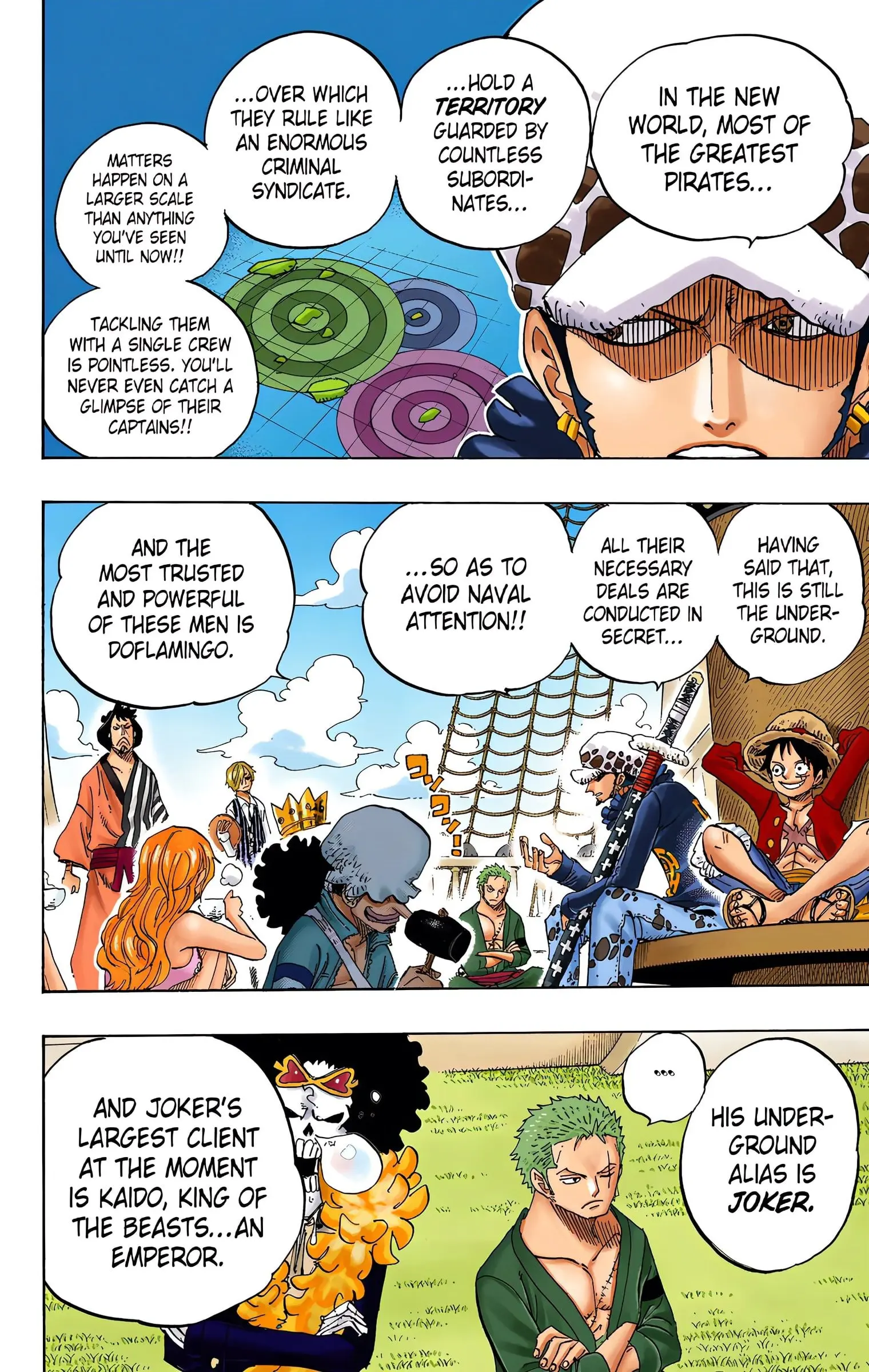 One Piece Colored, chapter 698, page 14