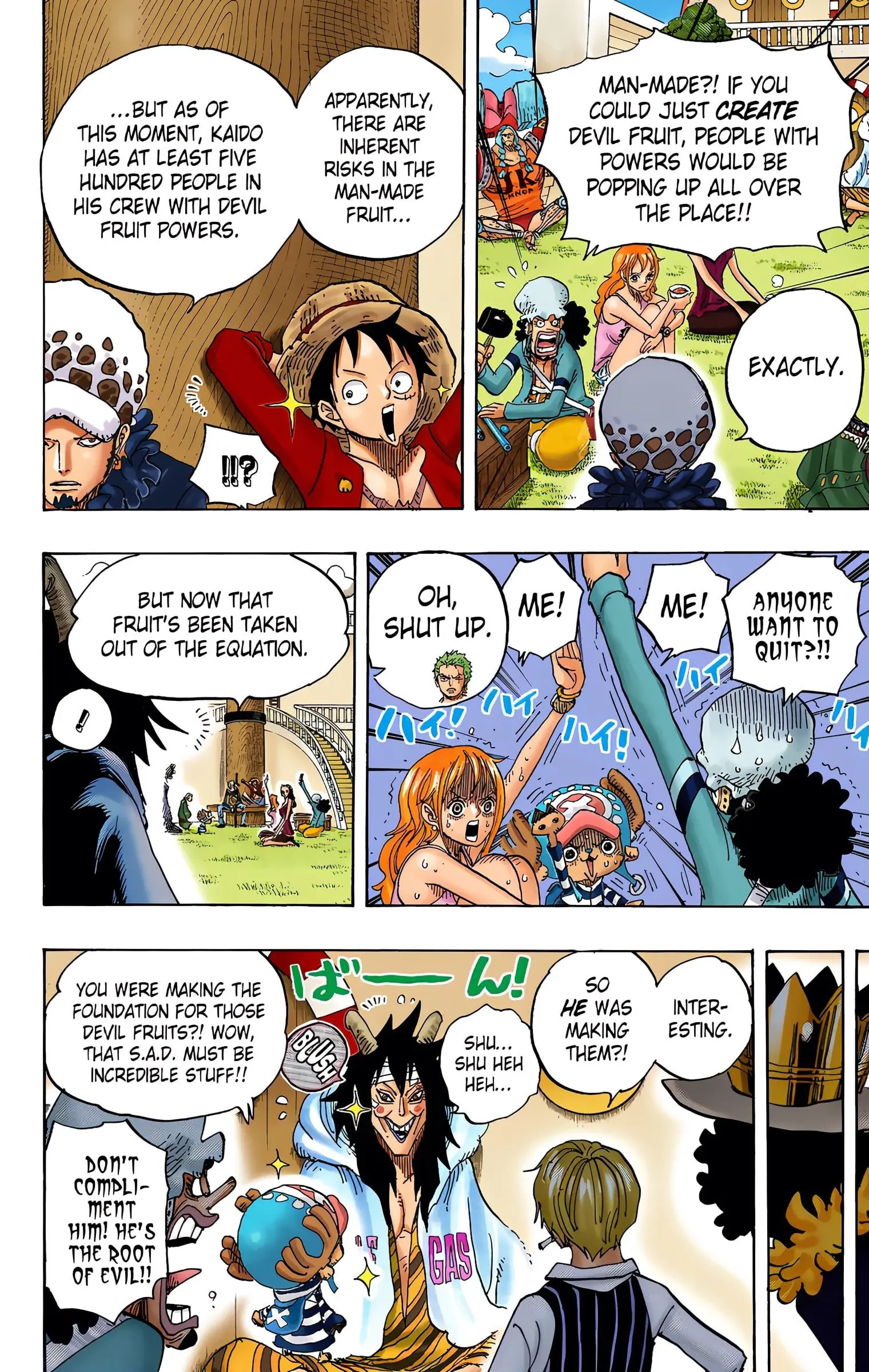One Piece Colored, chapter 698, page 16