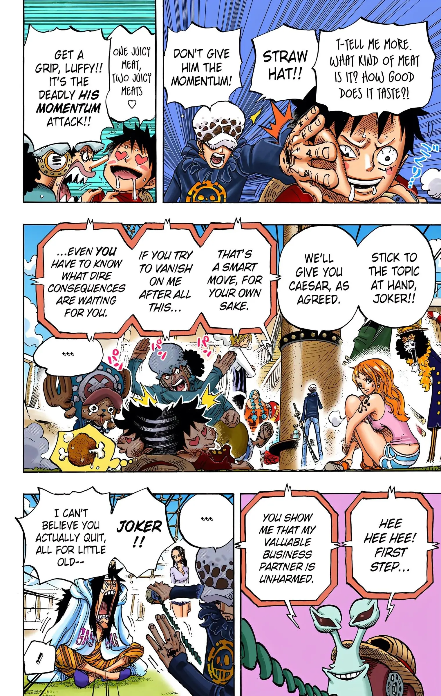 One Piece Colored, chapter 700, page 6