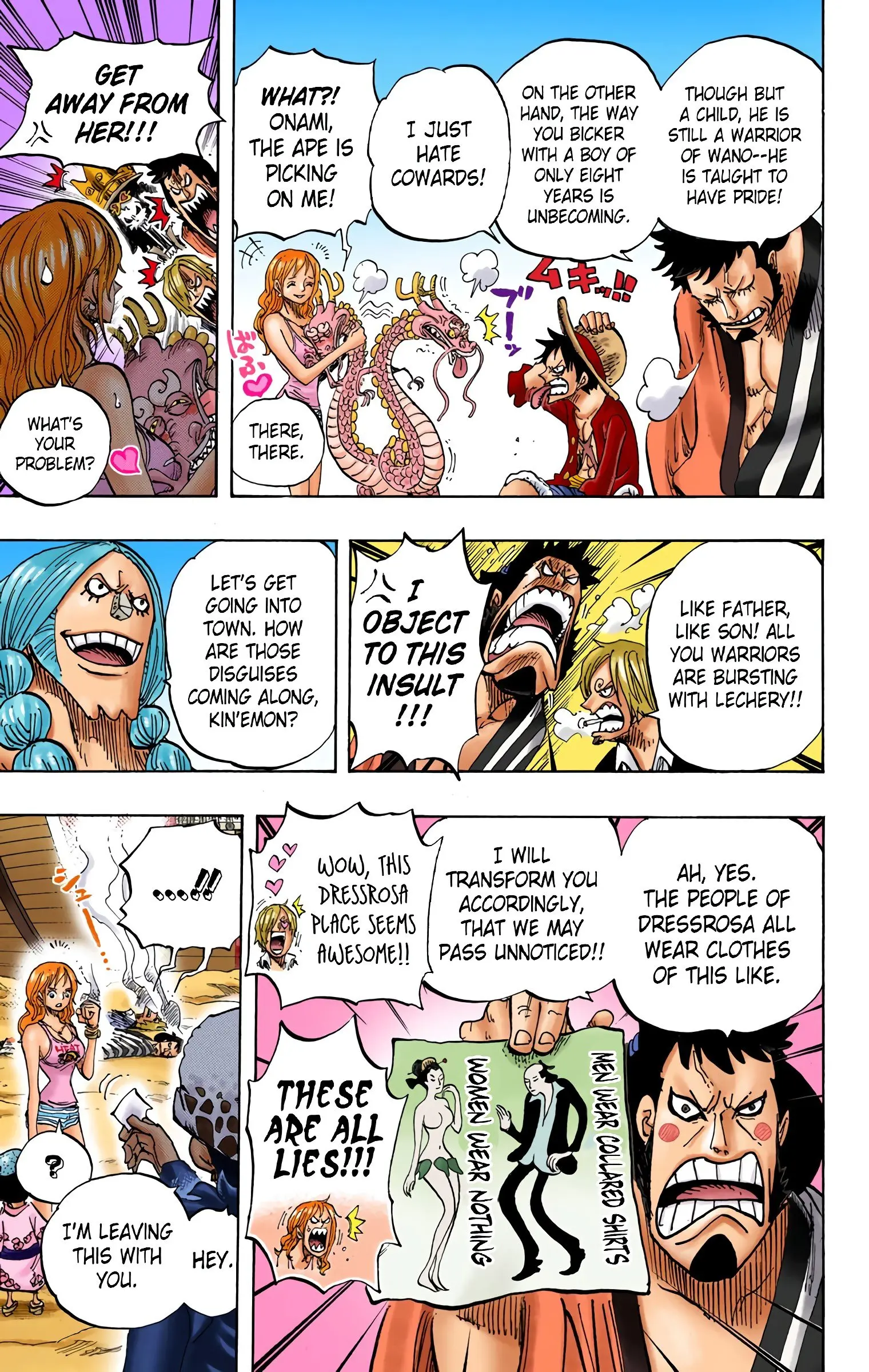 One Piece Colored, chapter 701, page 10