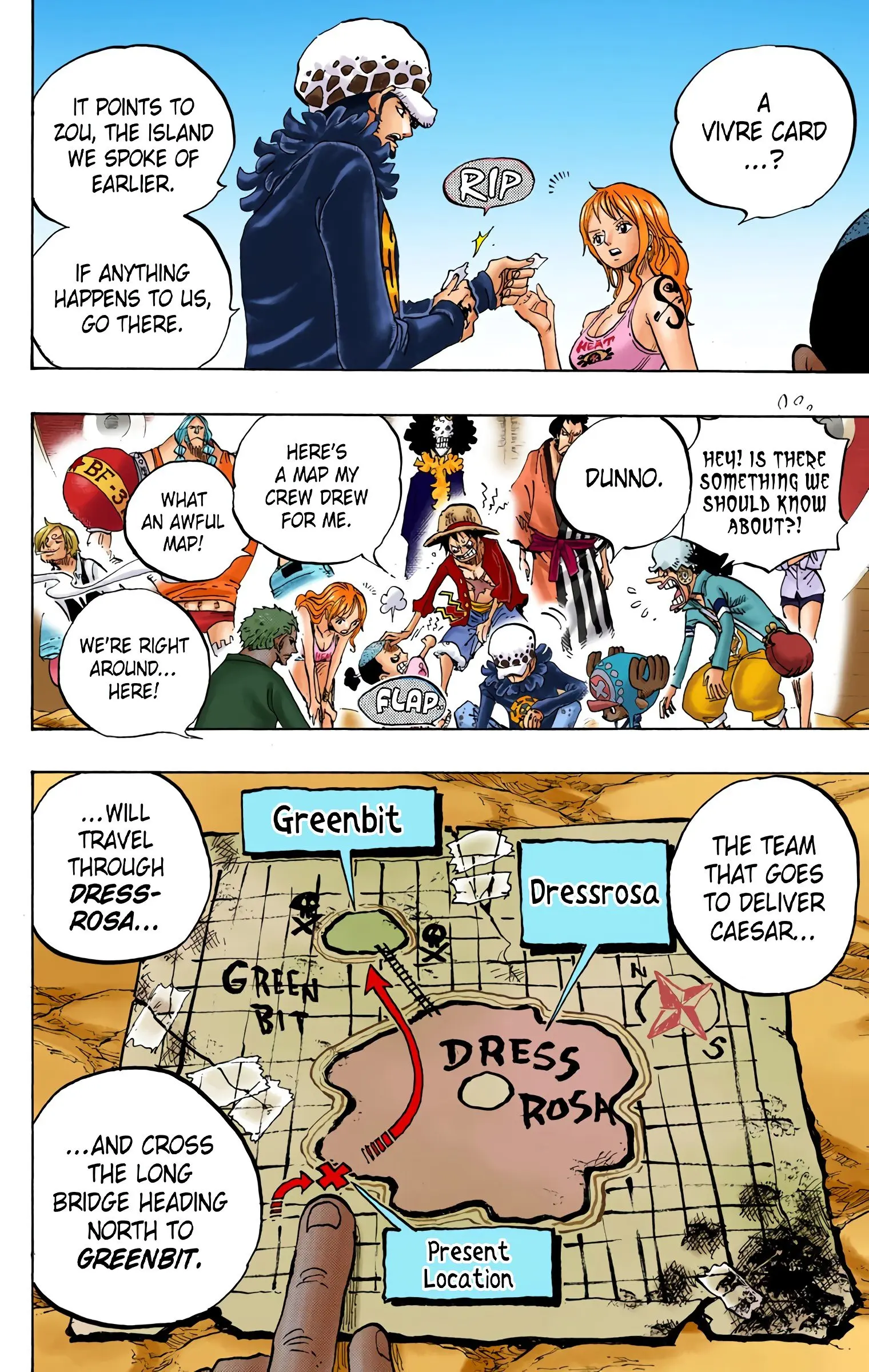 One Piece Colored, chapter 701, page 11