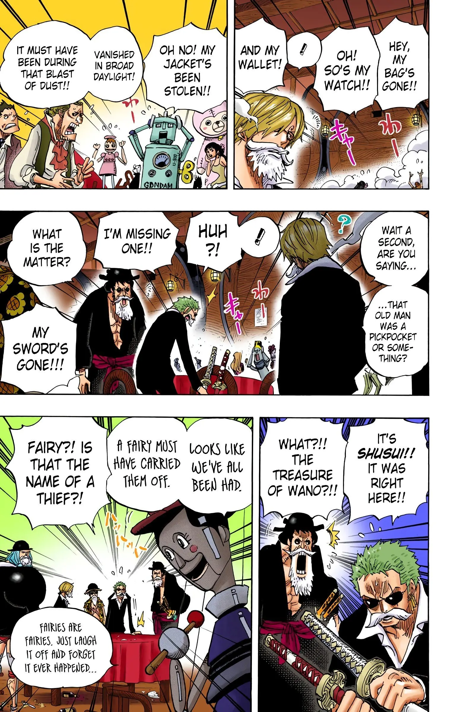 One Piece Colored, chapter 702, page 5