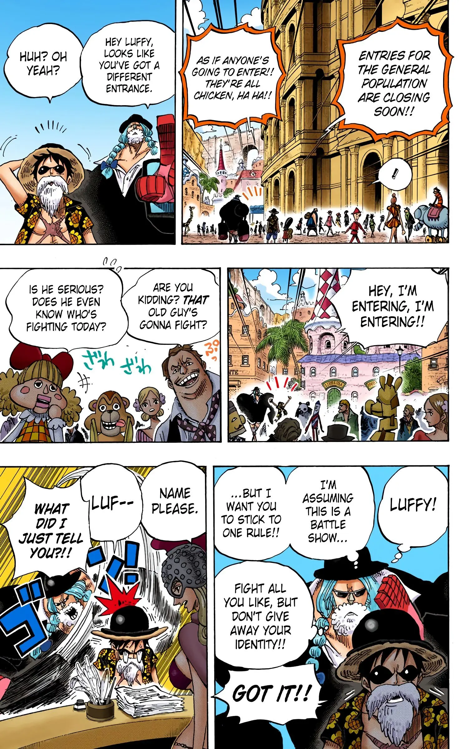 One Piece Colored, chapter 703, page 15