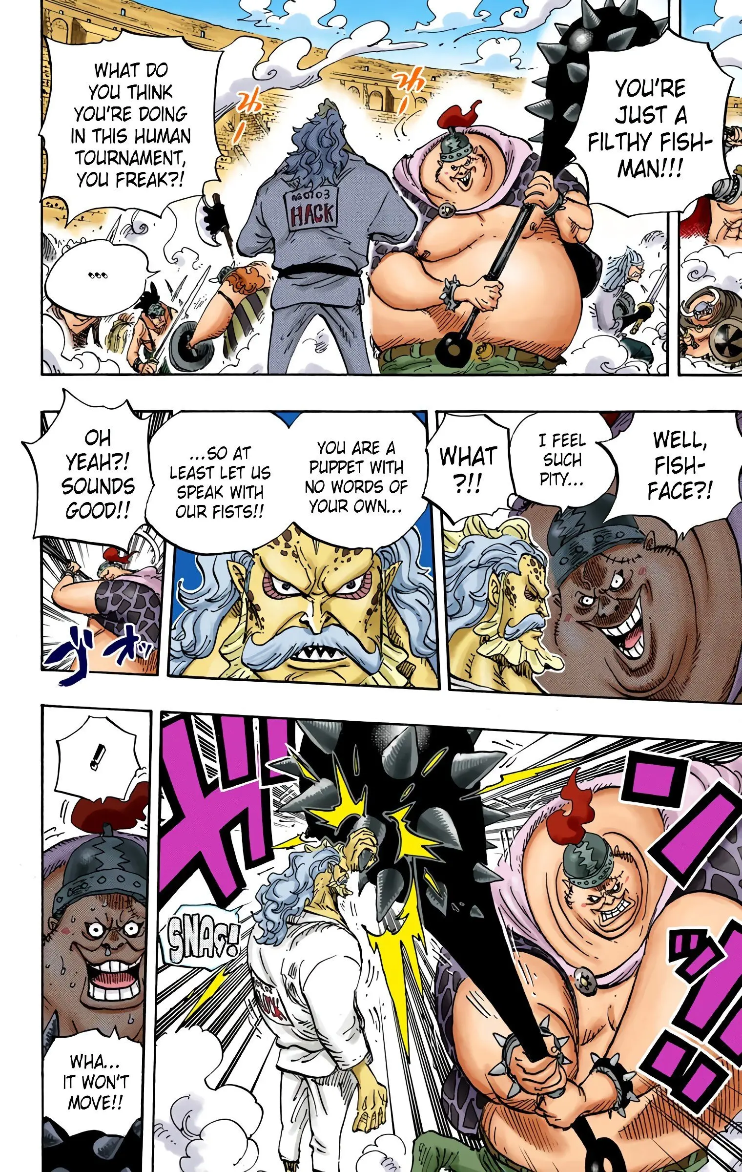 One Piece Colored, chapter 707, page 10