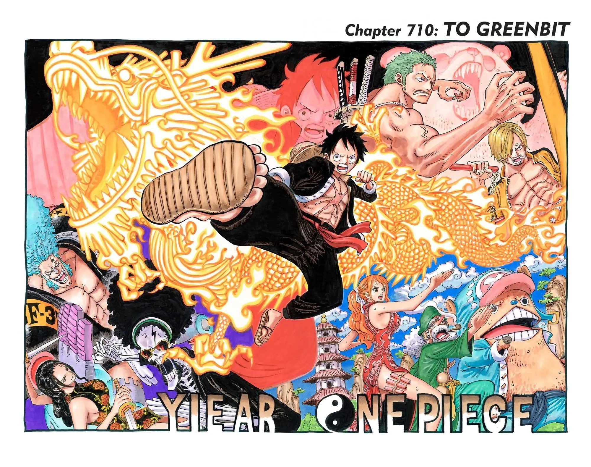 One Piece Colored, chapter 710, page 1