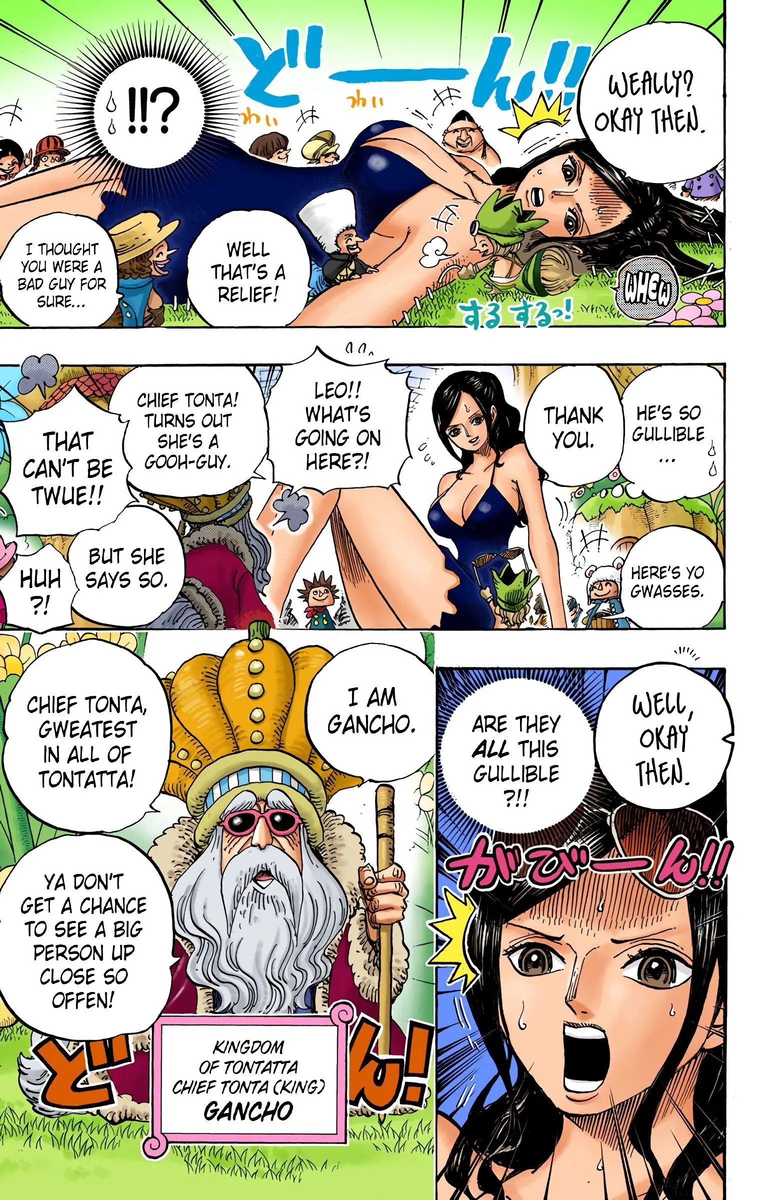 One Piece Colored, chapter 711, page 6