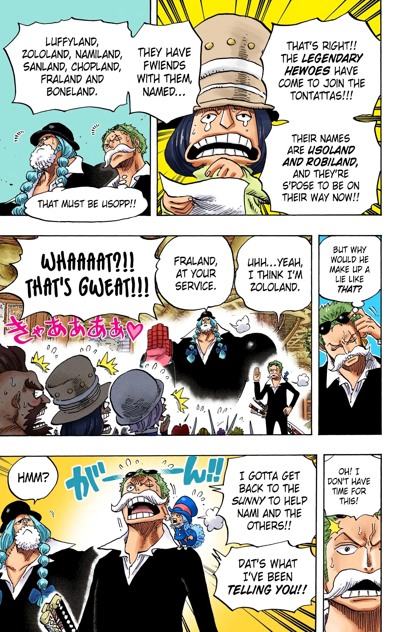 One Piece Colored, chapter 718, page 9