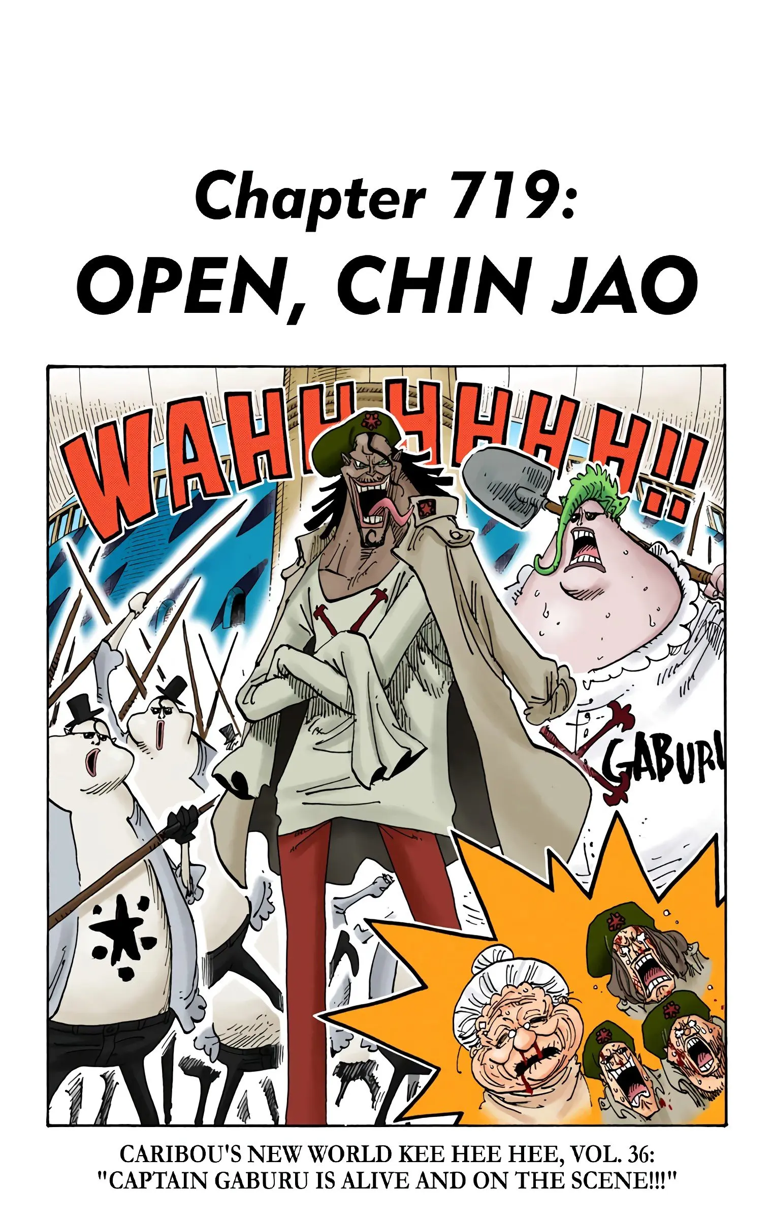 One Piece Colored, chapter 719, page 1