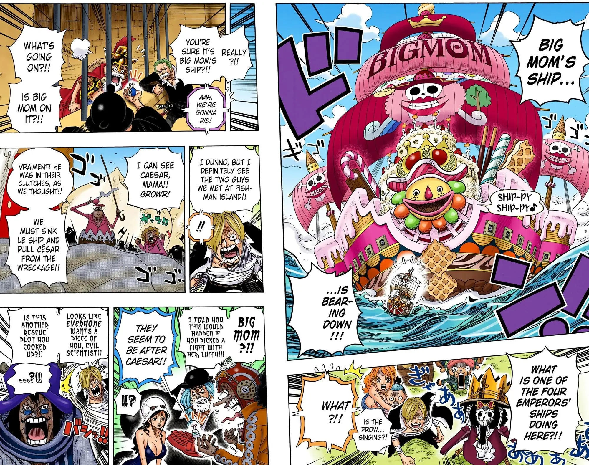 One Piece Colored, chapter 730, page 11