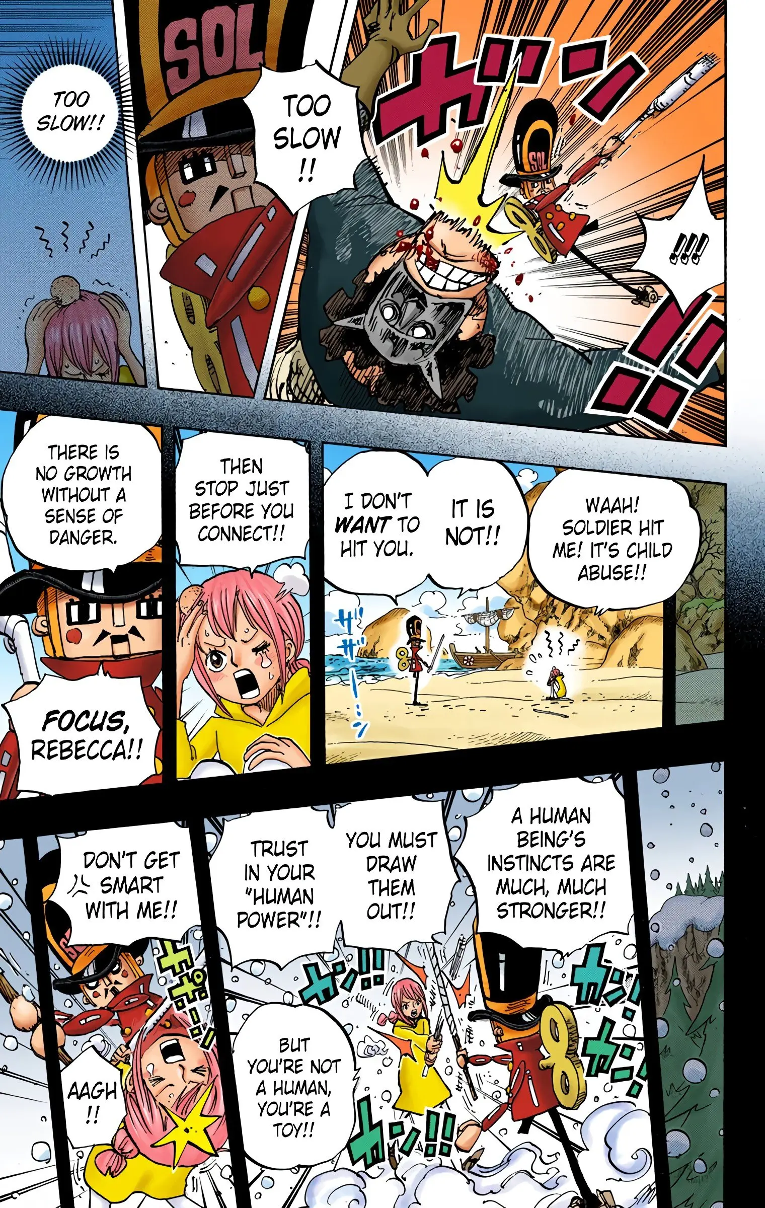 One Piece Colored, chapter 733, page 15